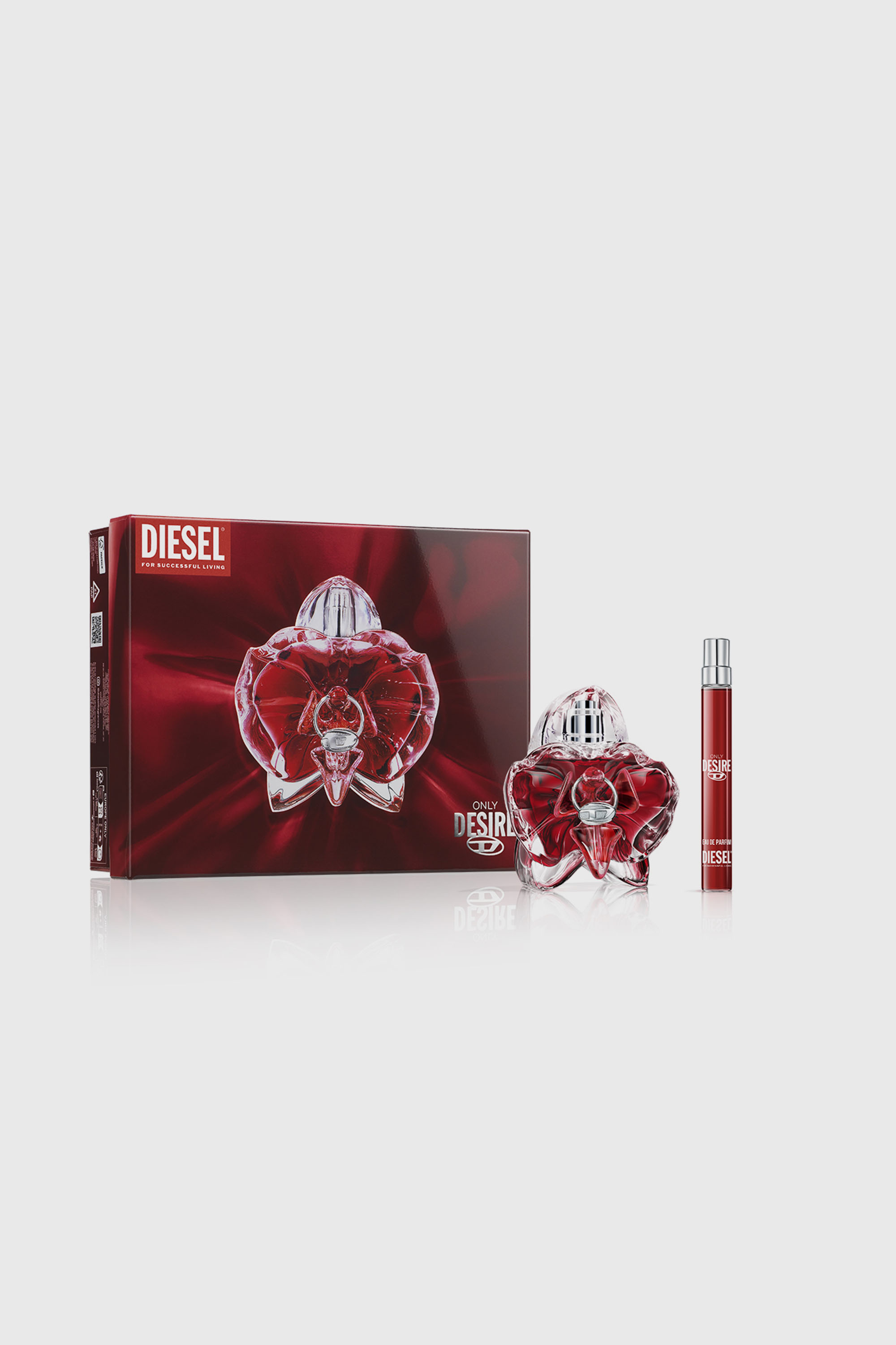 Diesel - DIESEL HOLIDAY SET ONLY DESIRE EDP 50ML + 10ML LG857100 FRAGRANCE, Woman's Only Desire Gift Set in Red - 1