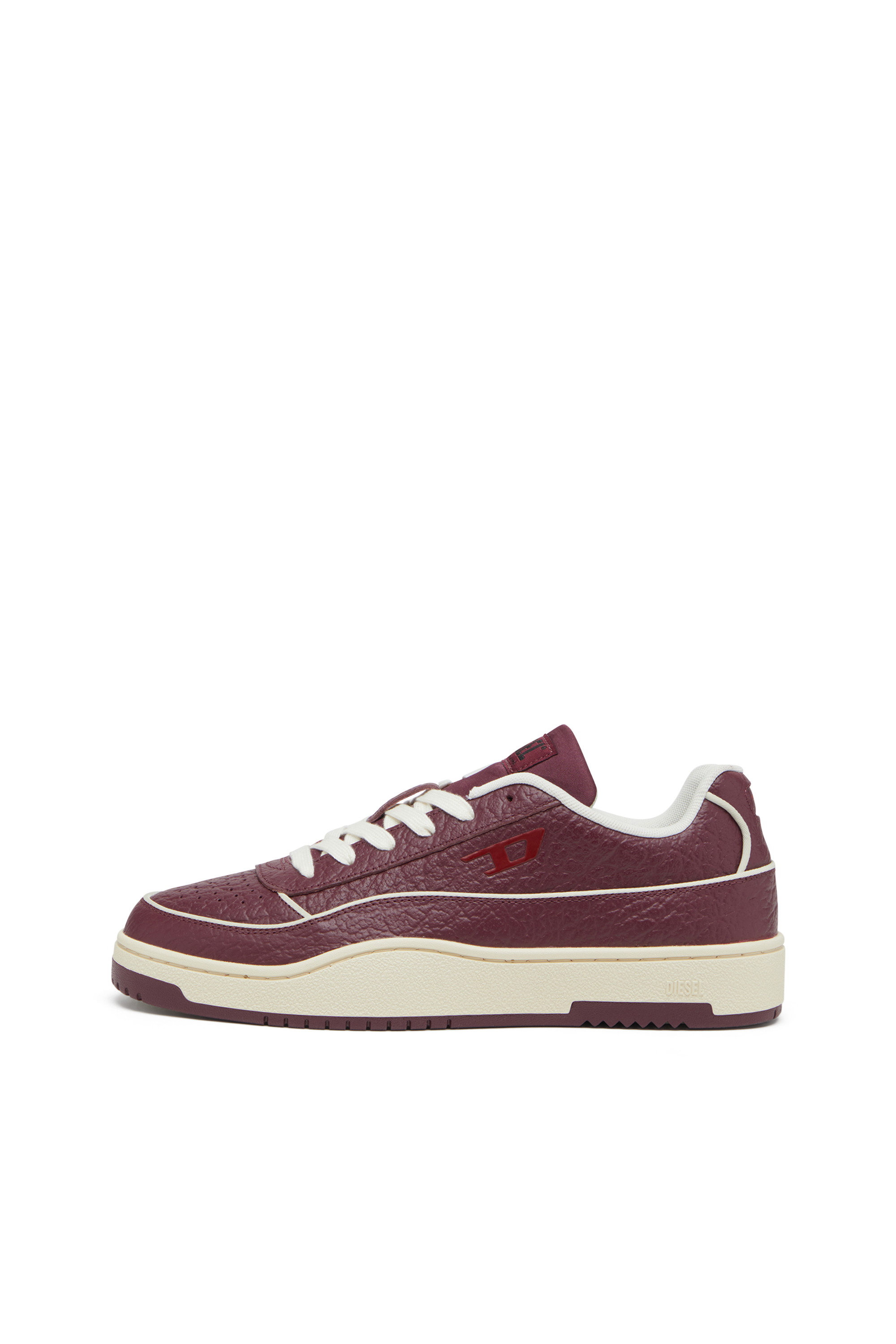 S-TRACKER-D LOW, Burgunderrot Diesel - S-TRACKER-D LOW, Herren S-Tracker-D-Sneakers aus strukturiertem Leder in Burgunderrot - 7
