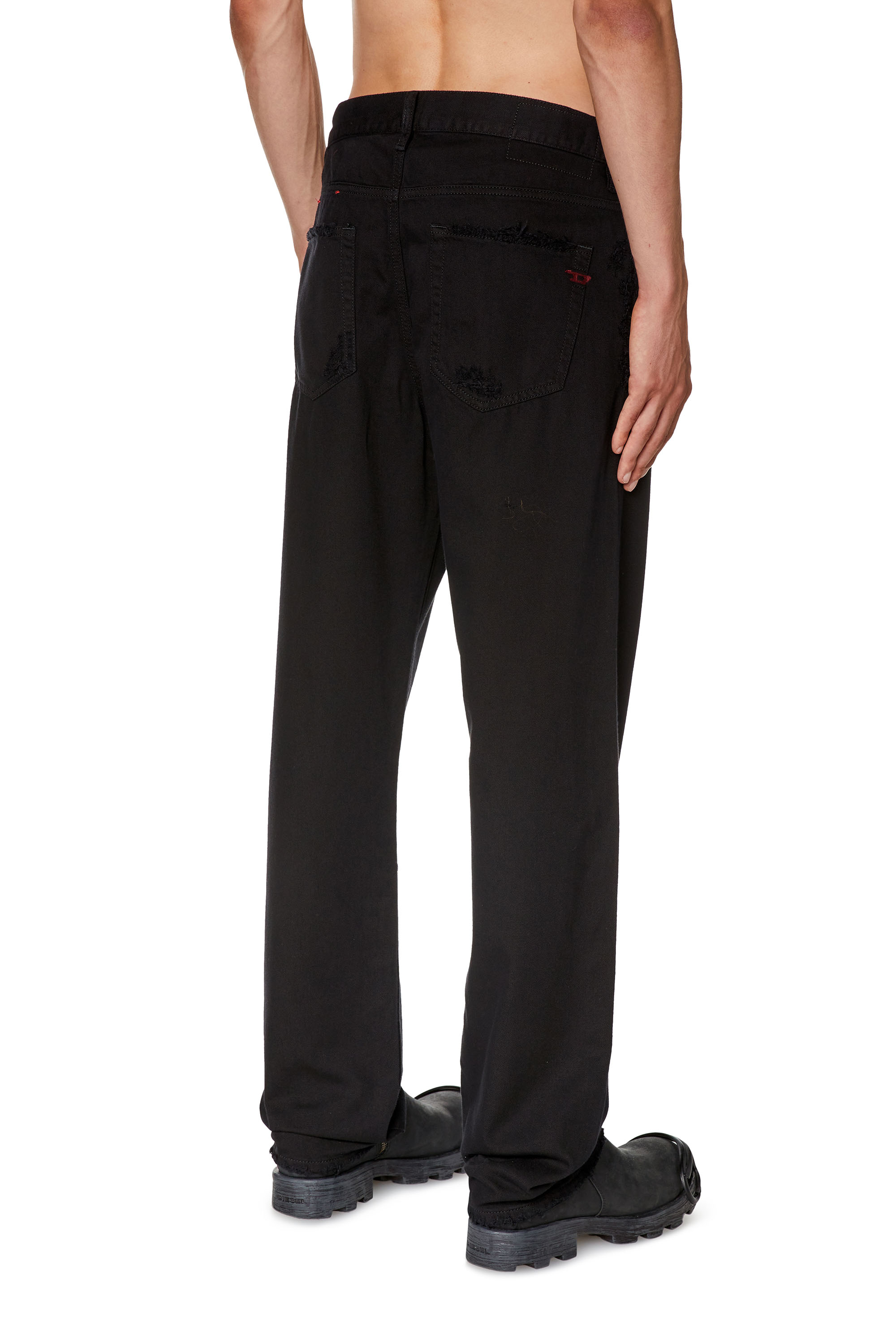 Diesel - Straight Jeans 2020 D-Viker 068HJ, Schwarz/Dunkelgrau - Image 2