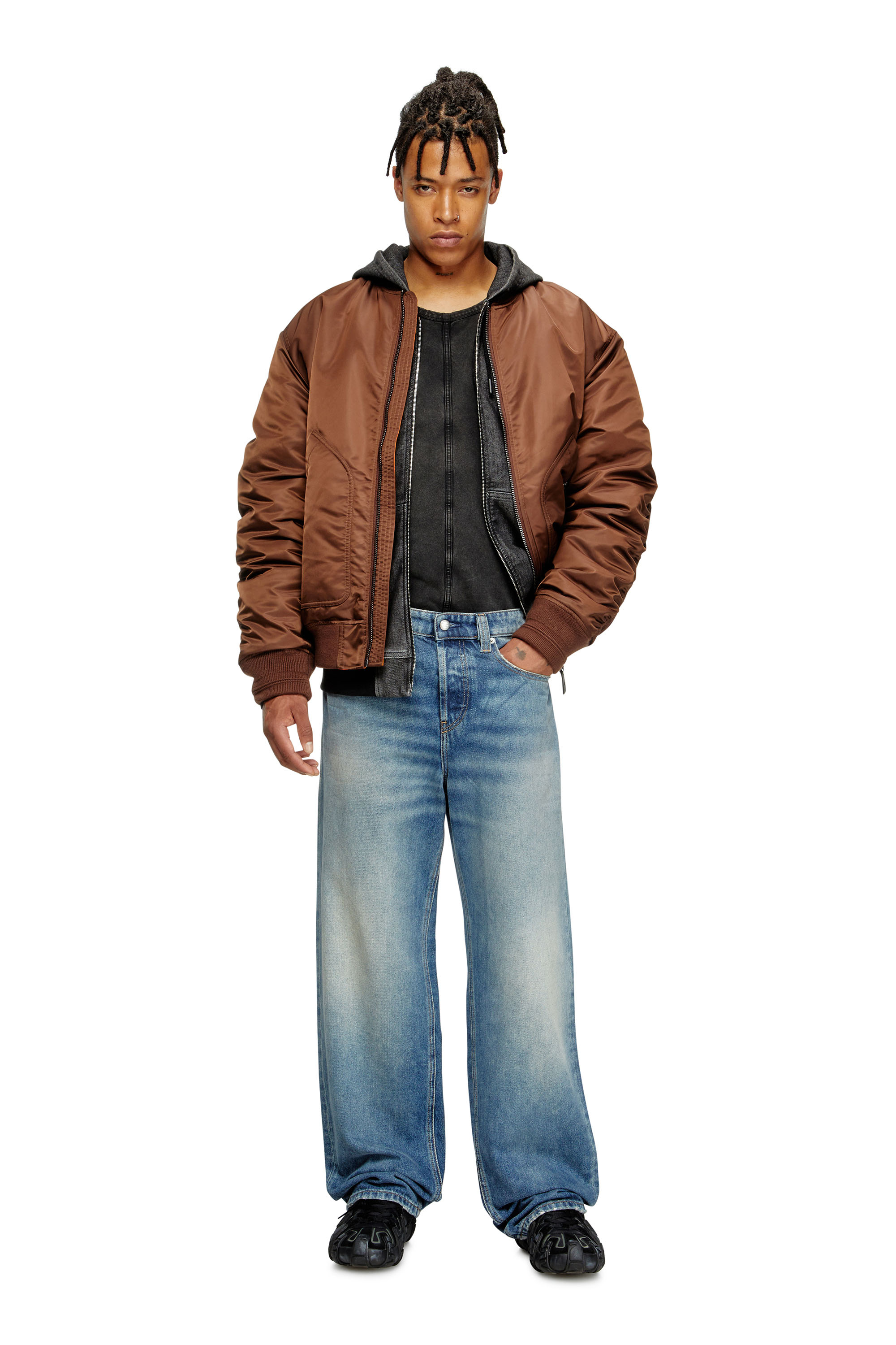 Diesel - Herren Relaxed Jeans 2001 D-Macro 0DBEB, Mittelblau - 2