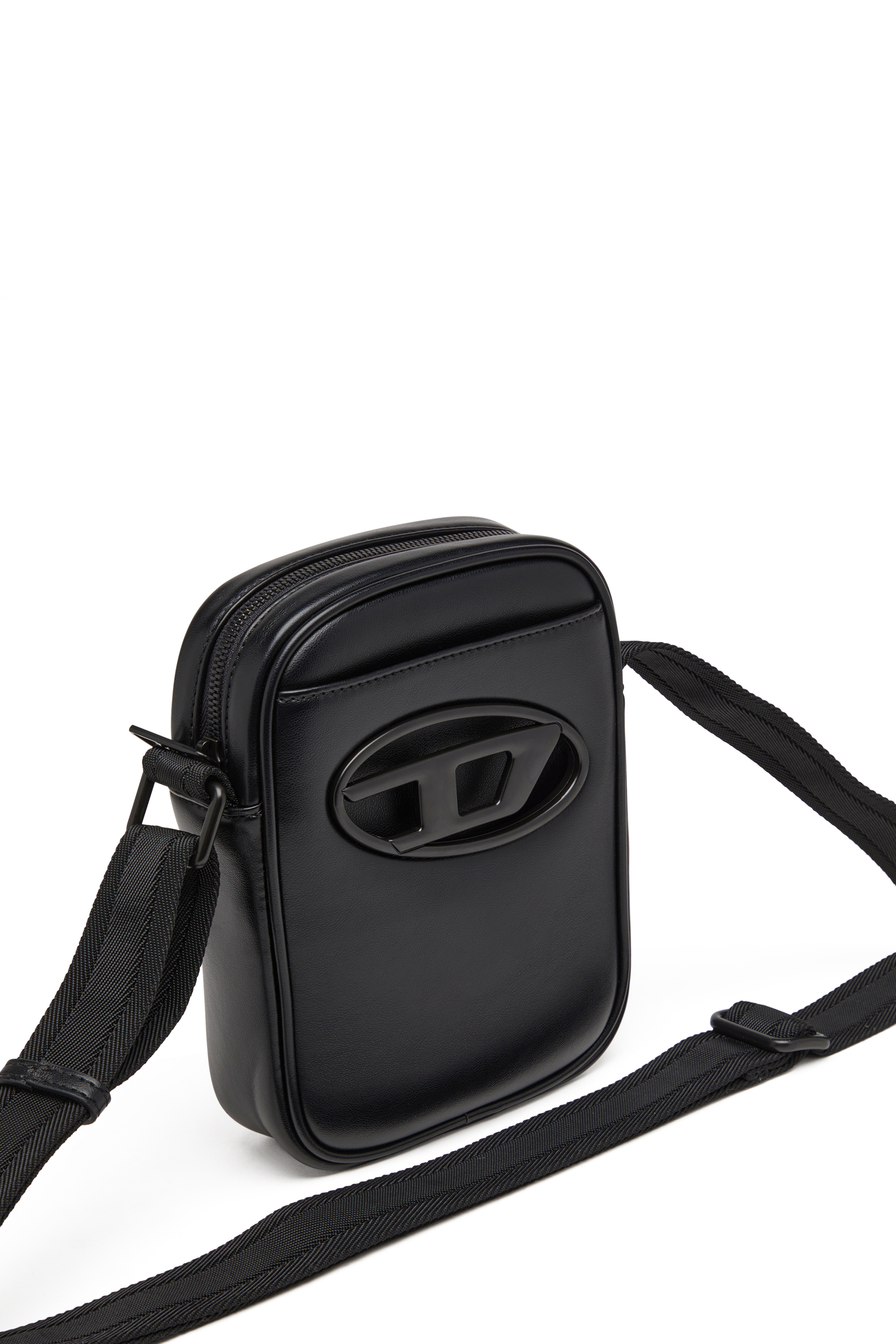 Diesel - HOLI-D CROSSBODY, Unisex Crossbody-Tasche aus PU und Neopren in Schwarz - 5