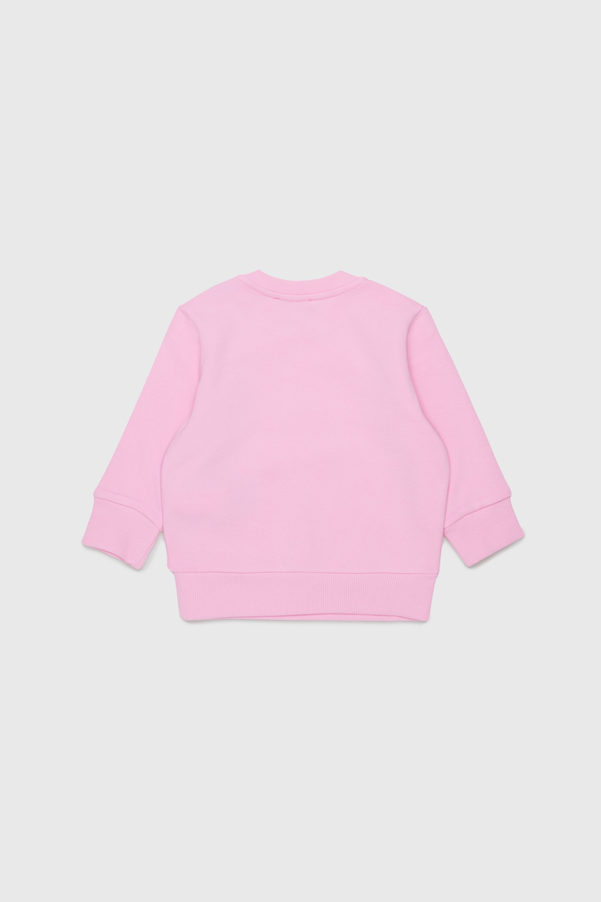Diesel - SDSELB, Unisex Baumwoll-Sweatshirt mit Logo-Print in Rosa - 2