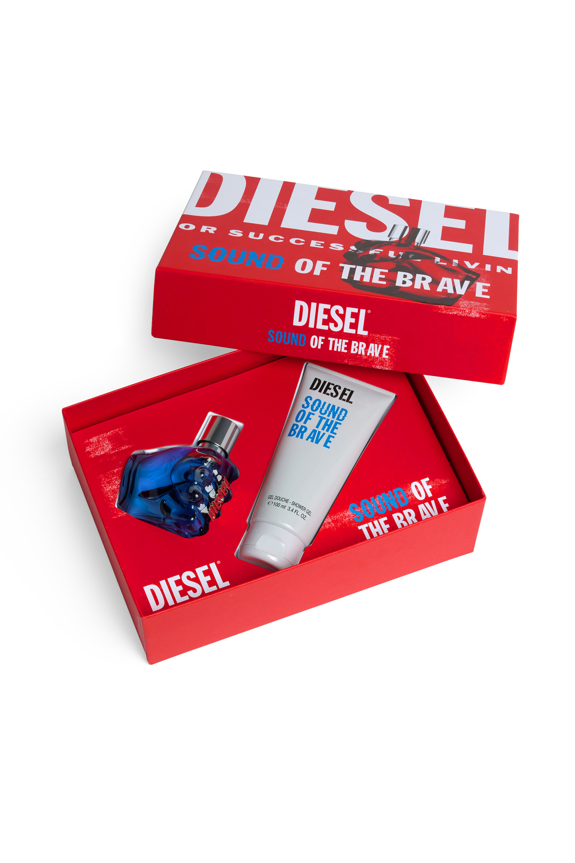 Diesel - SOUND OF THE BRAVE 50 ML GIFT SET, Blau - Image 2