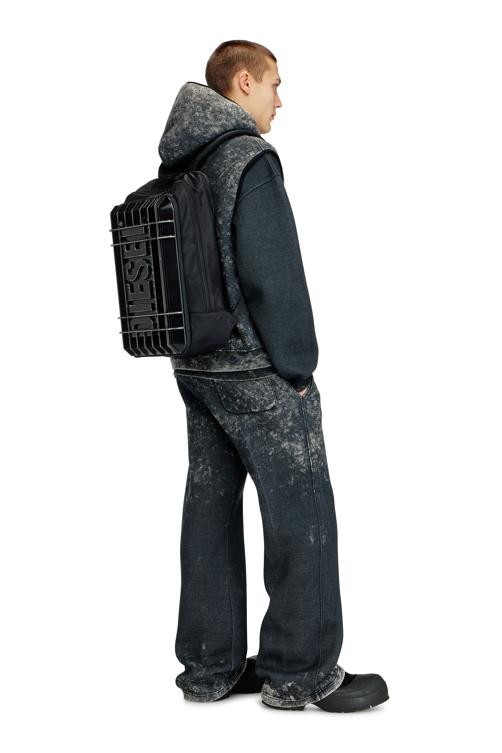 Diesel - DIESEL PC STRONG IMAGE BACKPACK- DSB005, Unisex Robuster Reiserucksack in Schwarz - 6