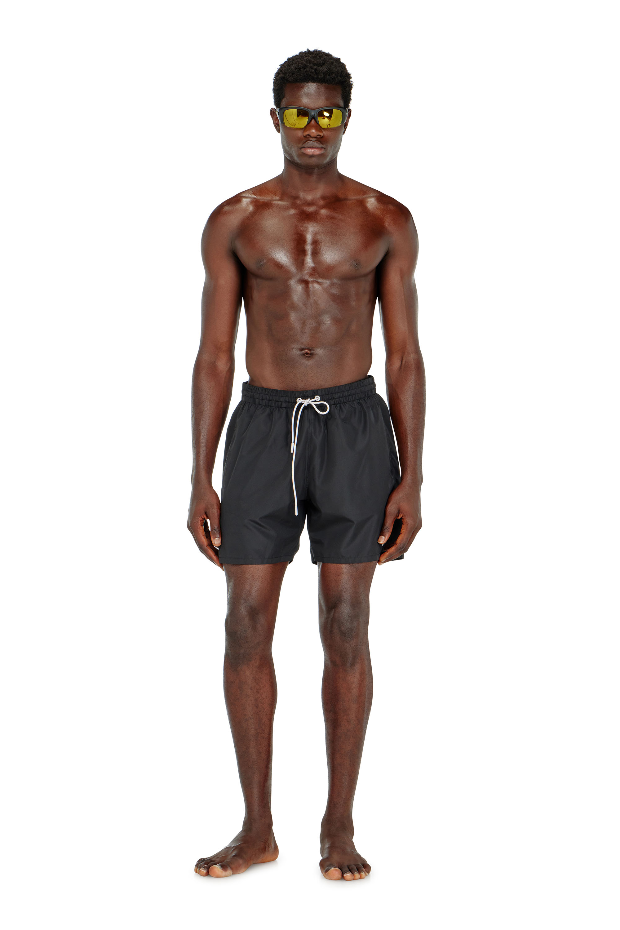 Diesel - GEORGE-41-UTLT, Herren Badeshorts mit metallischem Oval D Logo in null - 2