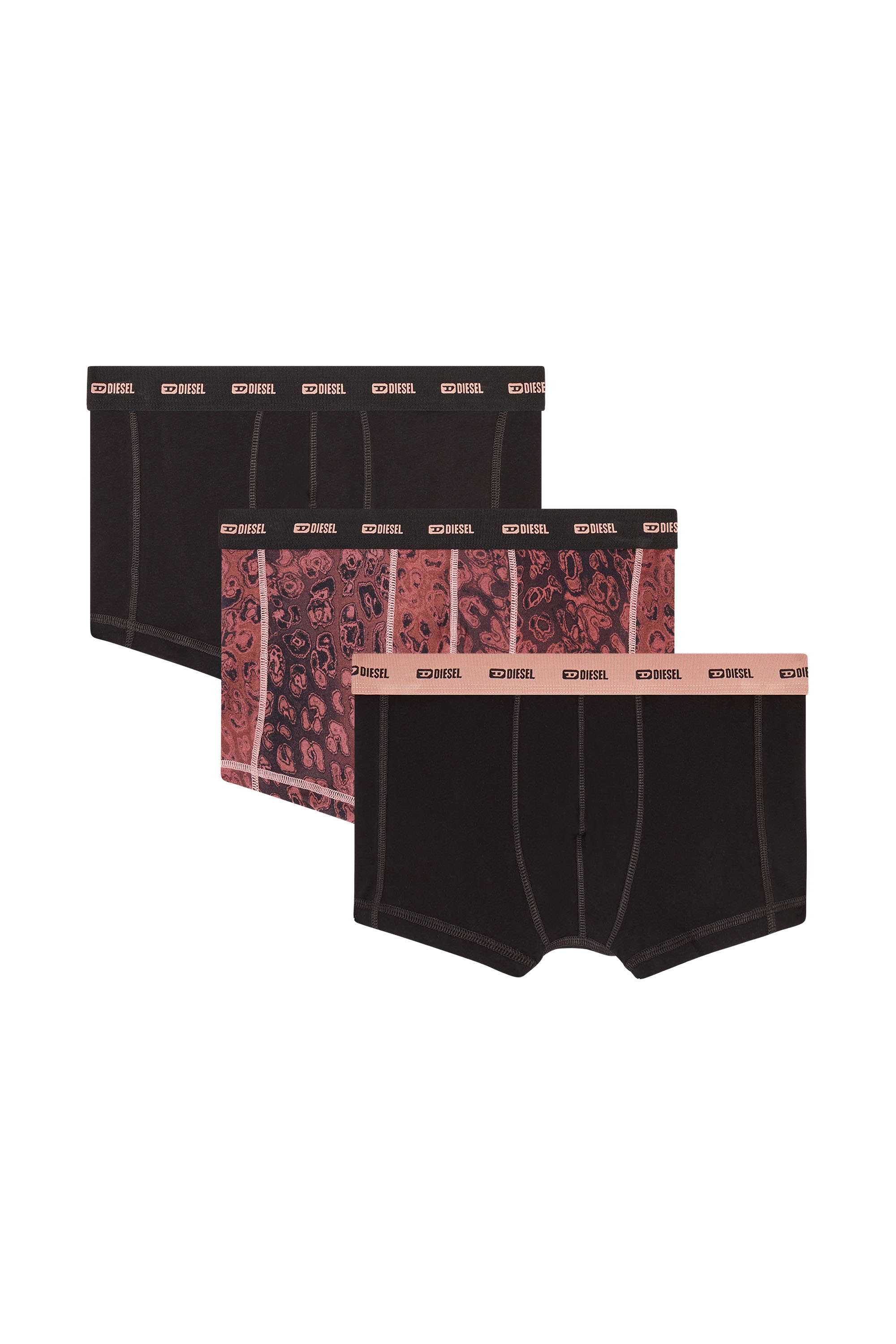 Diesel - DAMIEN-UTLT-3PACK, Herren Boxershorts aus Stretch-Baumwolle im Dreierpack in Violett - 2