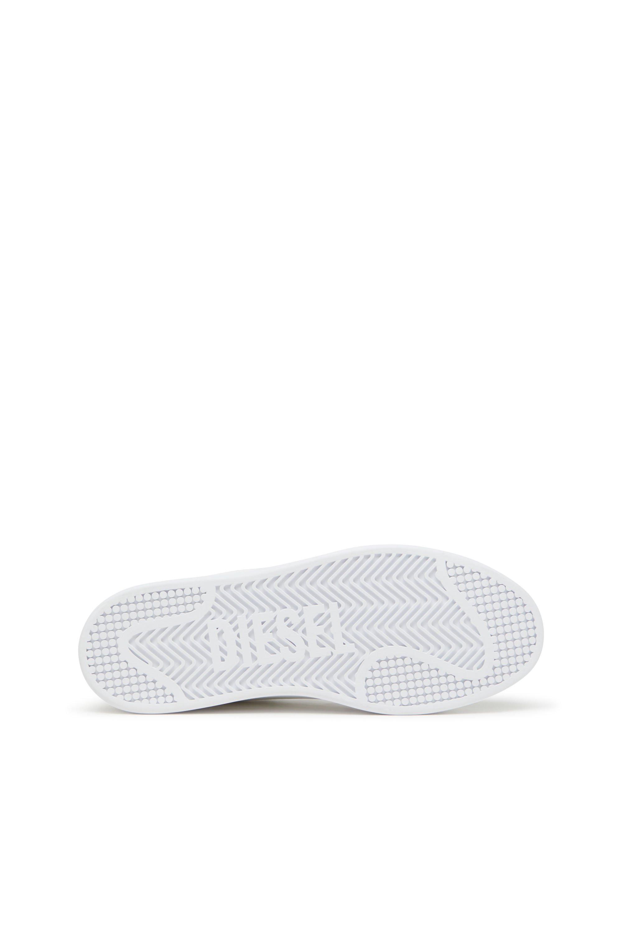 Diesel - S-DAKOTA LOW W, Woman's S-Dakota-Leather sneakers with perforated logo in White - 4