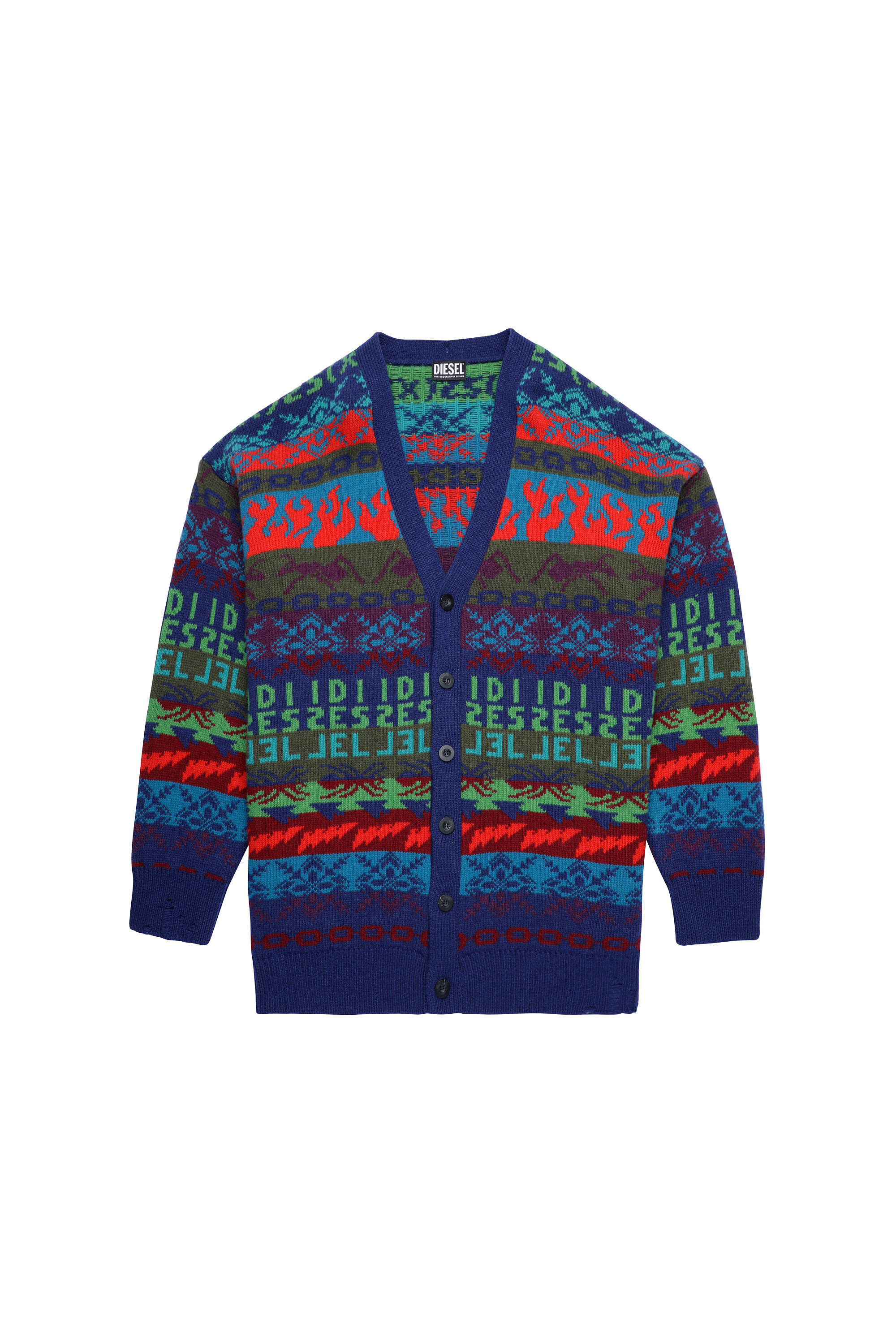 K-HENDERSON, Grün/Blau - Strickwaren