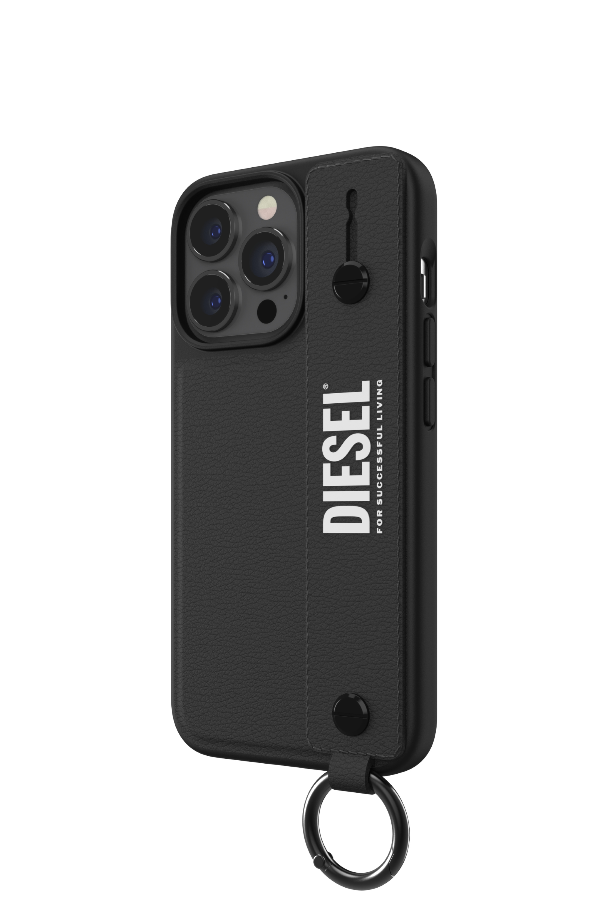 Diesel - 47177 TECH CHAIN, Unisex Handstrap-Case für iPhone 13/ 13 Pro in Schwarz - 4