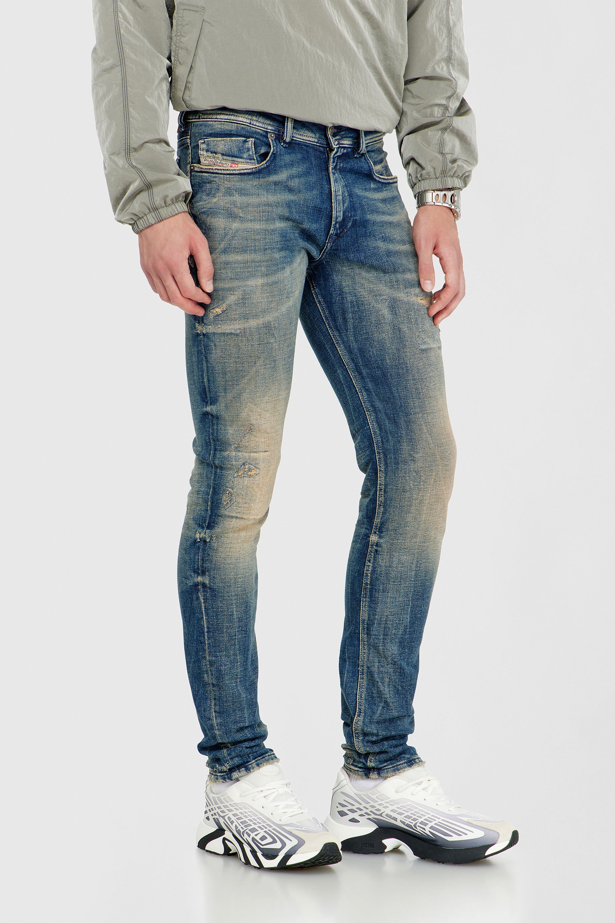 Diesel - Herren Skinny Jeans 1979 Sleenker 09P68, Dunkelblau - 7