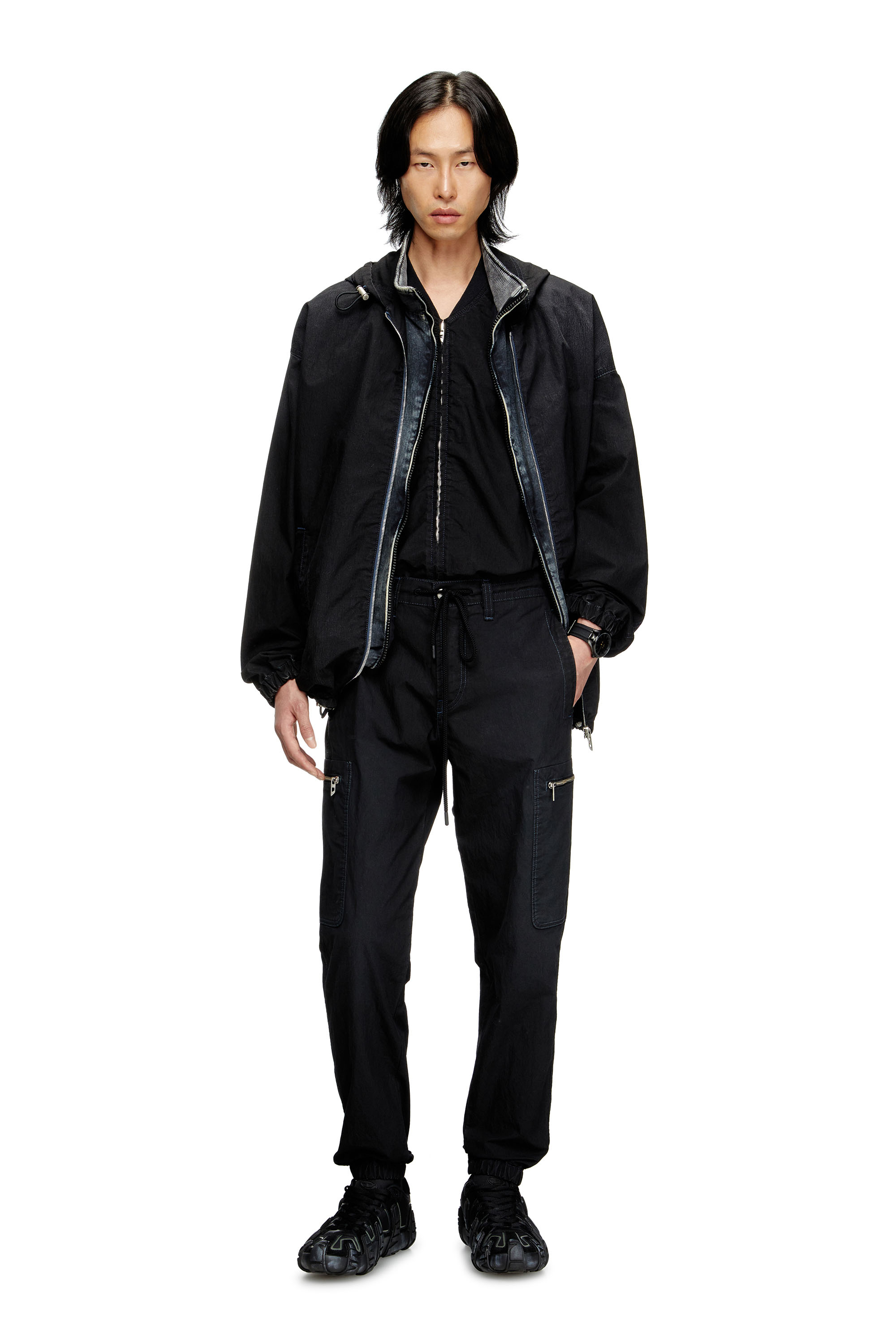 Slim D-Lab JoggJeans® 068SJ, Schwarz/Dunkelgrau Diesel - Unisex Slim D-Lab JoggJeans® 068SJ, Schwarz/Dunkelgrau - 1