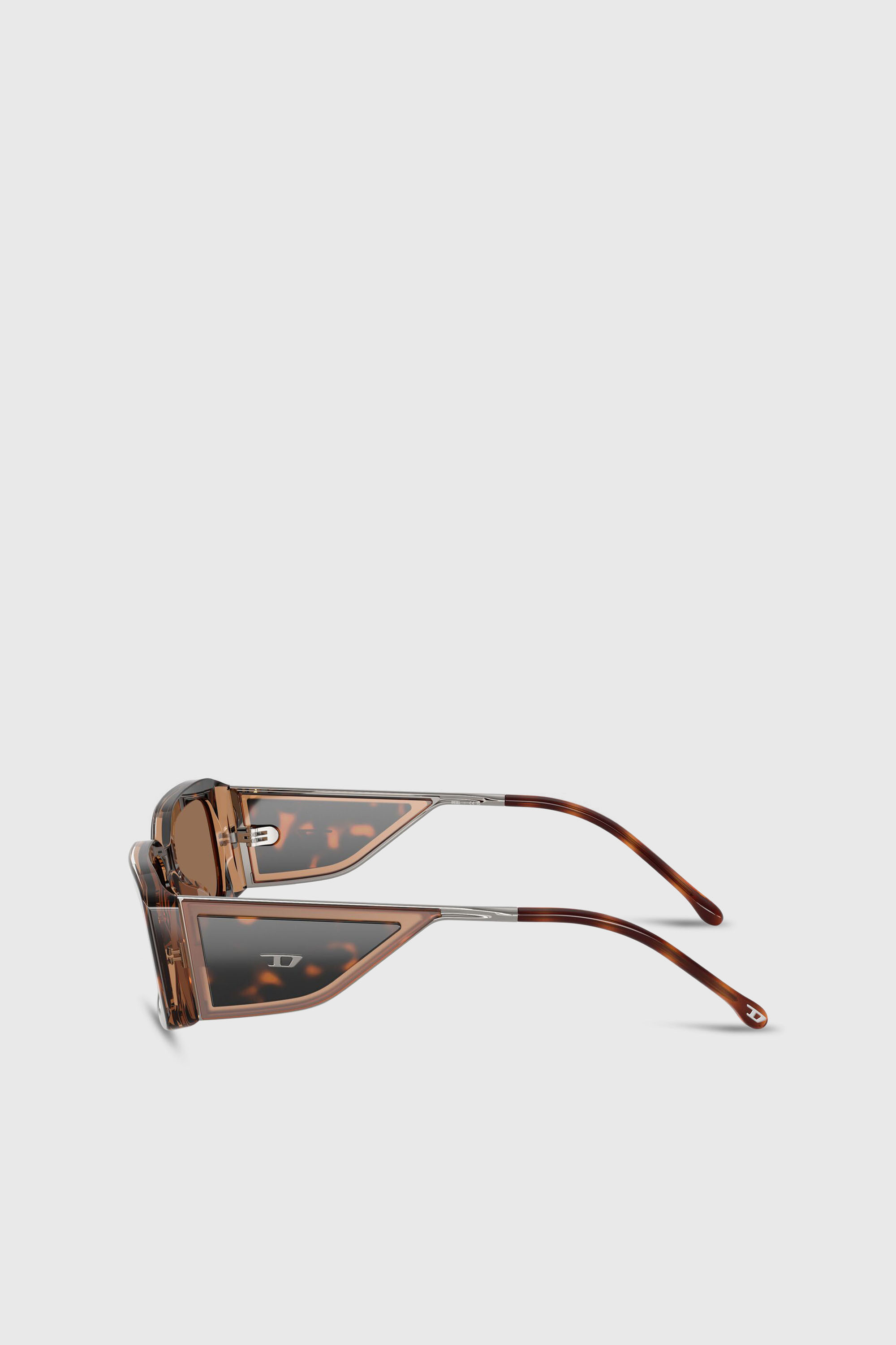 Diesel - 0DL2017U, Unisex Rechteckige Sonnenbrille in Braun - 5