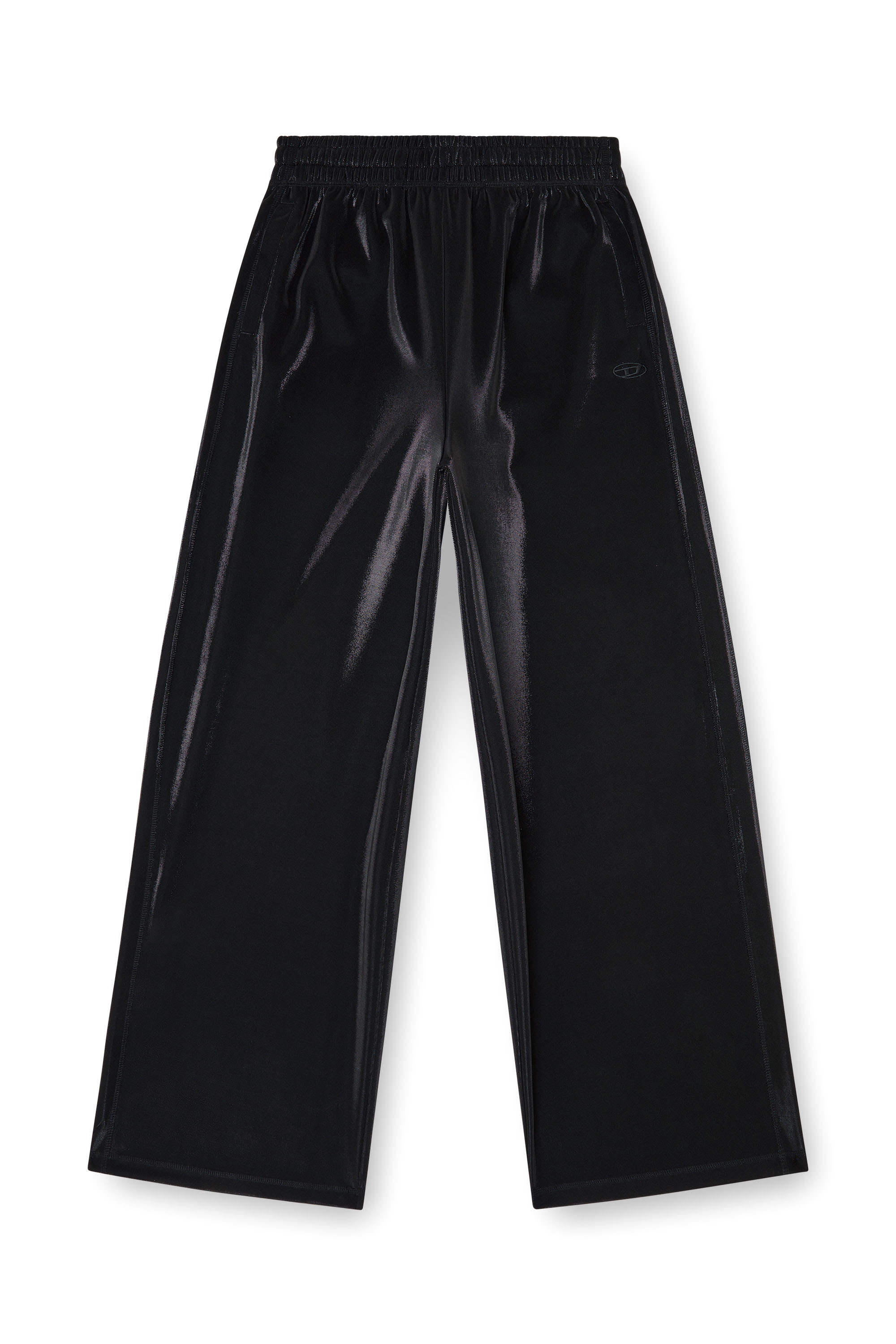 Diesel - P-ROSY, Damen Sweatpants aus gl&auml;nzendem Piquet-Stoff in null - 4