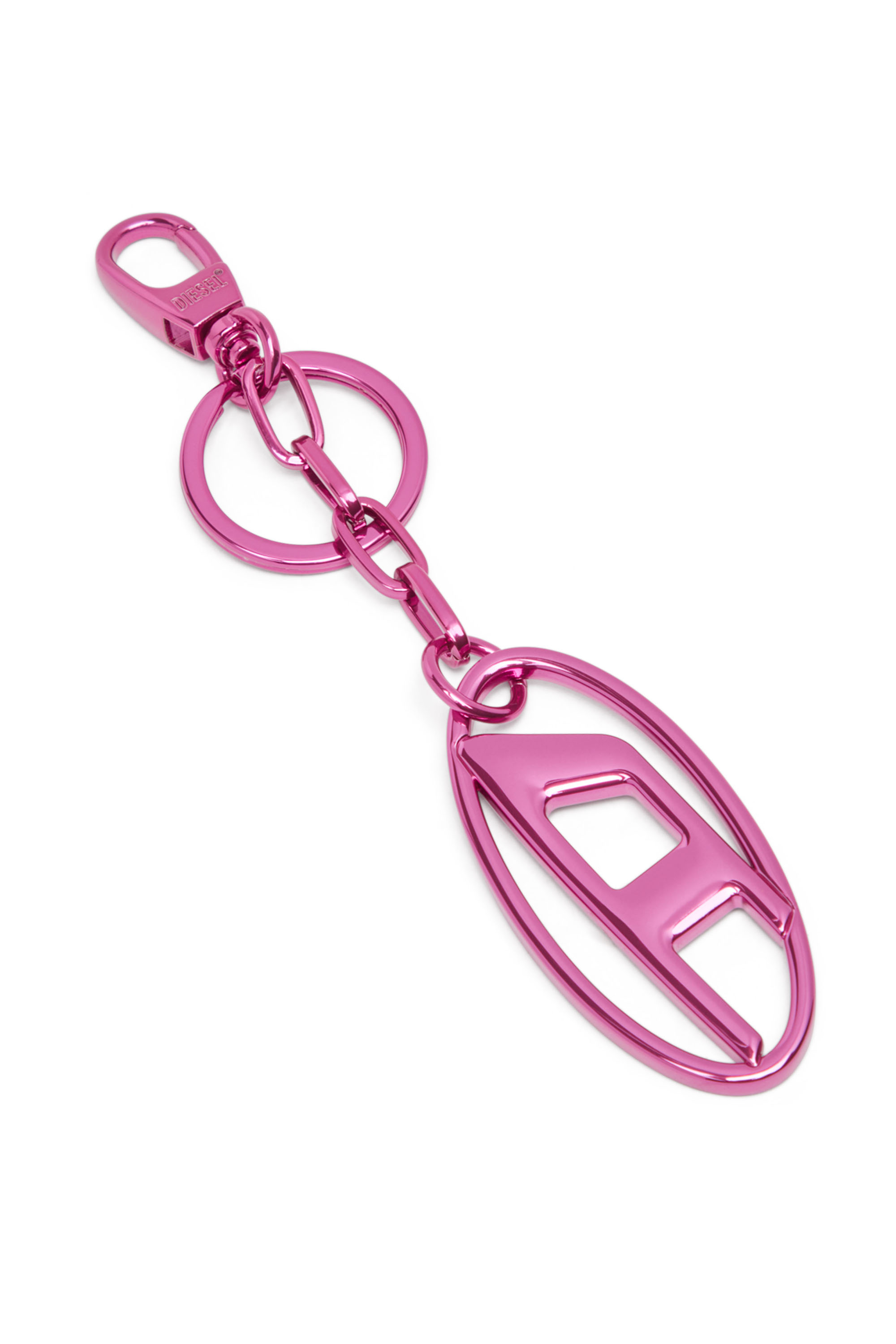 Diesel - HOLY-C, Damen Schlüsselanhänger aus Metall mit Logo-Plakette in Rosa - Image 2