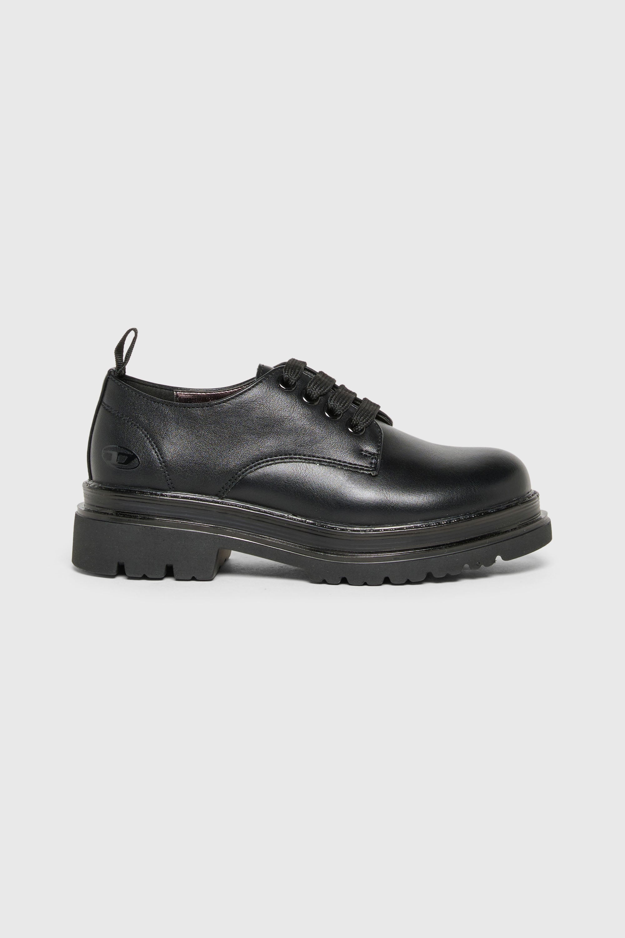 Diesel - D-DERBL-PU, Unisex D-Derbl- Derbyschuhe mit Profilsohle in Schwarz - 1