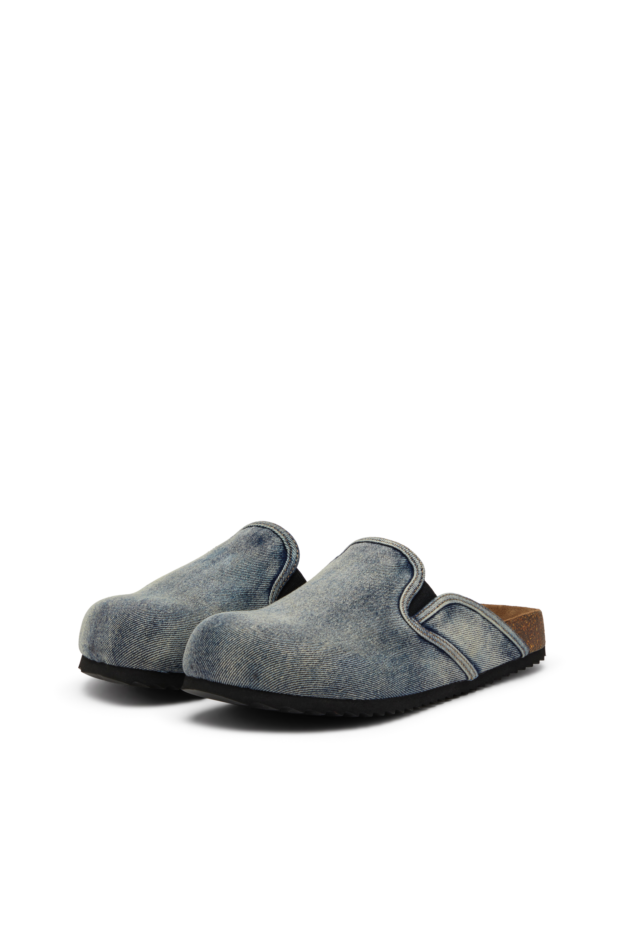 Diesel - D-WOODSTOCK SLIP-ON, Herren D-Woodstock-Mules aus Denim in Dunkelblau - 8