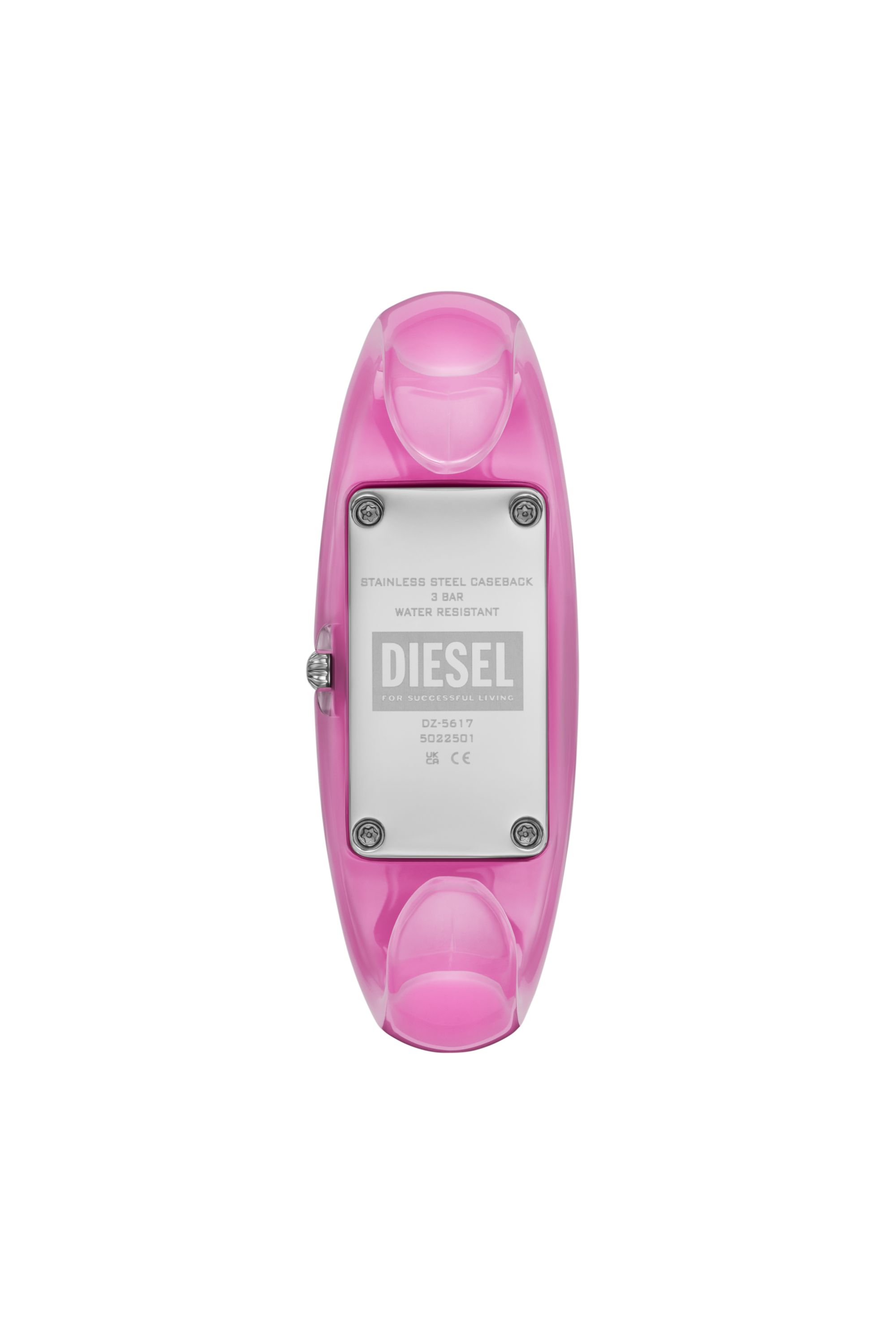 Diesel - DZ5617 WATCH, Damen Wonder-D Armbanduhr aus Nylonharz in Rosa - 2