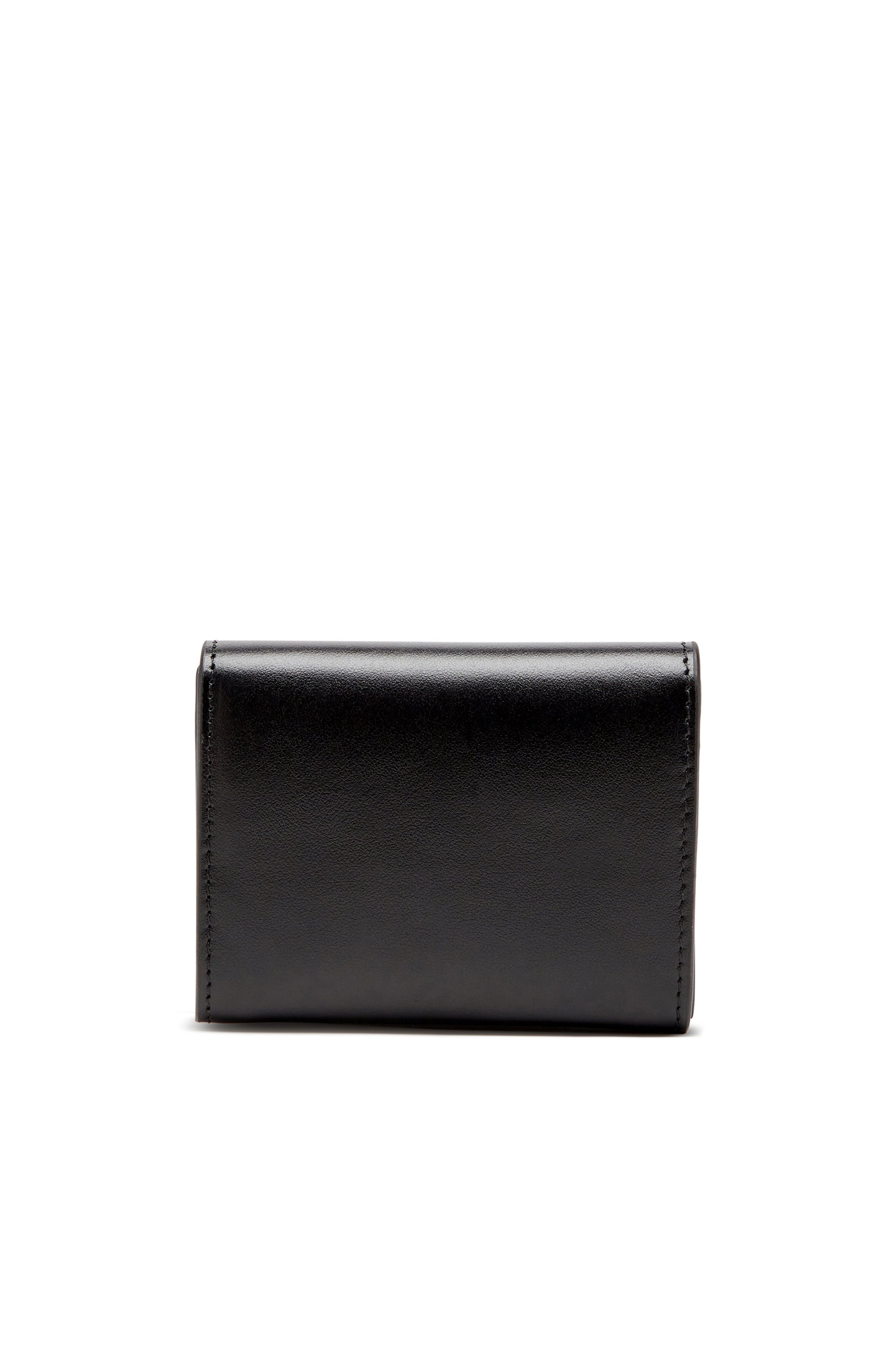 Diesel - HOLI-D CARD HOLDER S II, Herren Bifold-Kartenetui aus Leder in Schwarz - 2