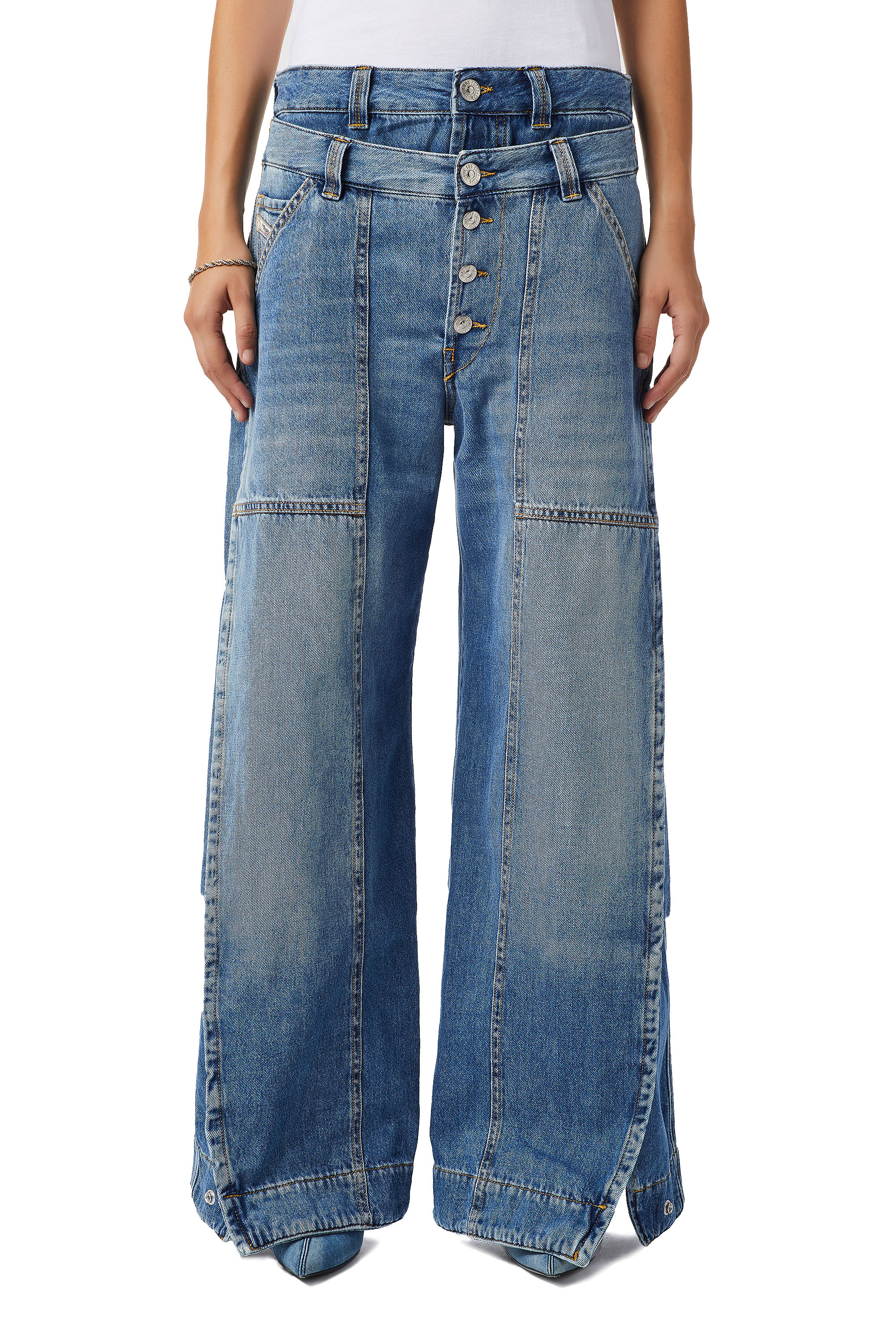 D-Laly 0AFAM, Mittelblau - Jeans