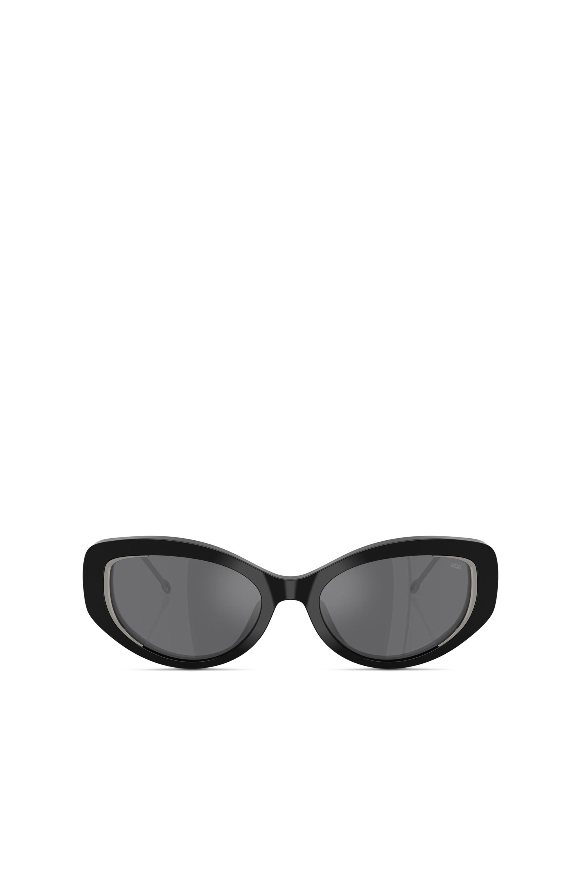 Diesel - 0DL2001 SIZE 54, Unisex Softer Katzenaugen-Style Brille in Grau - 1