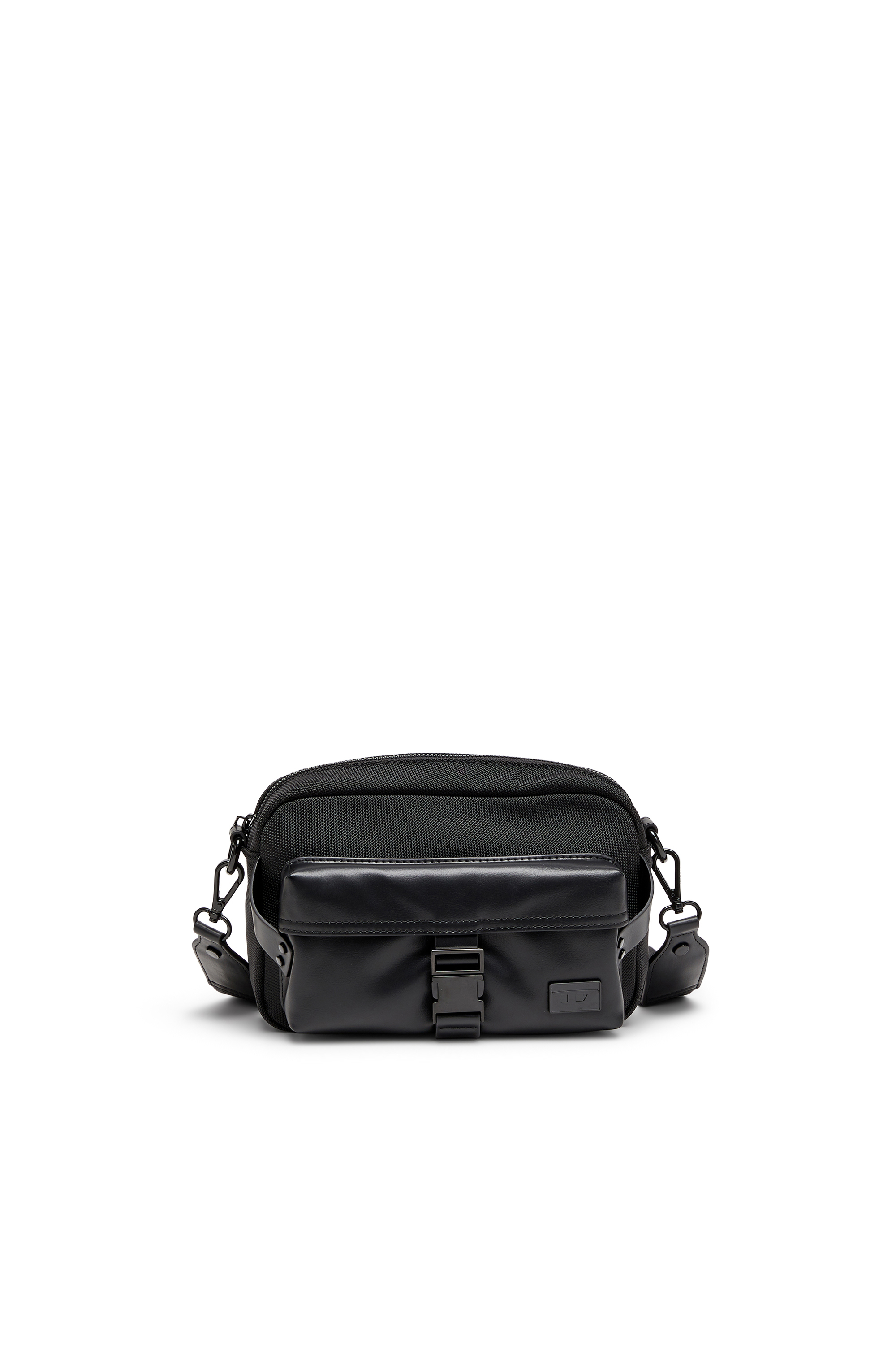Diesel - MULTI-PKTS CAMERA BAG X, Unisex Multi-Pkts - Crossbody-Tasche aus Nylon mit Klappentasche in Schwarz - 1