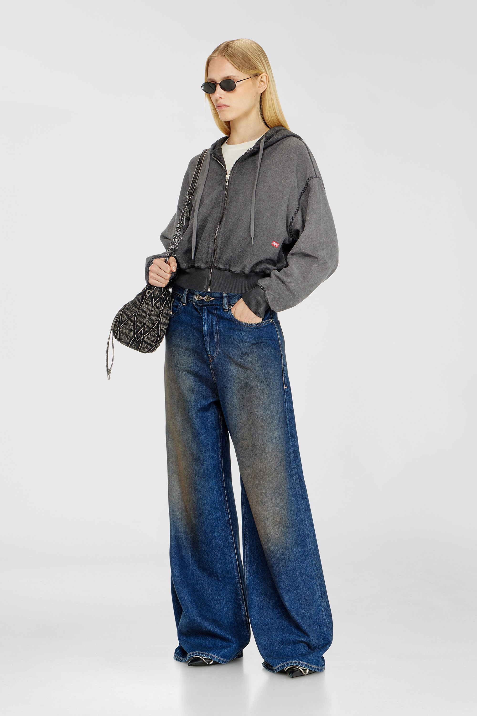 Diesel - Damen Relaxed Jeans 1996 D-Sire 09P47, Dunkelblau - 1