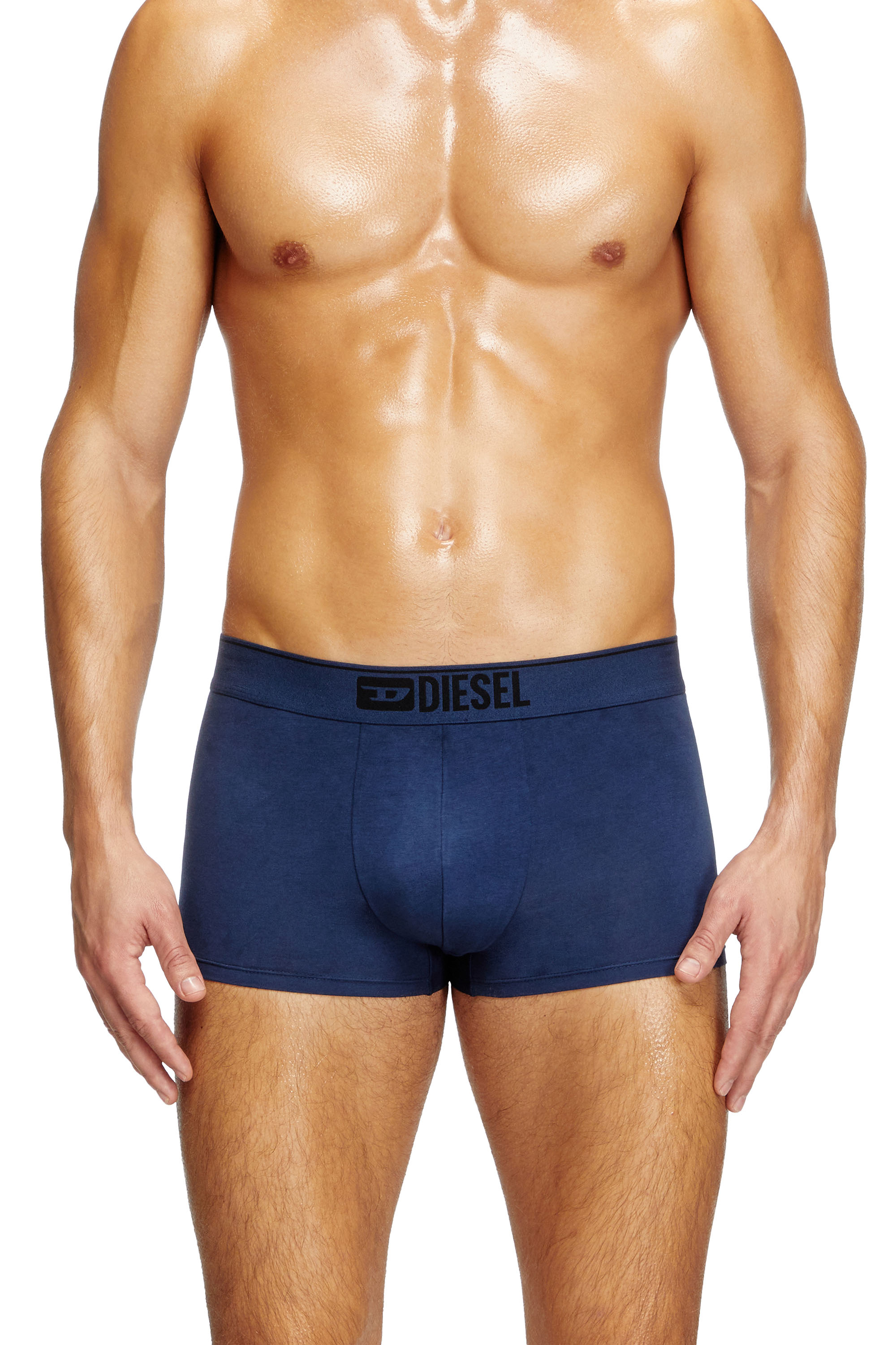 Diesel - UMBX-DAMIENTHREEPACK, Herren Einfarbige Retropants im Dreierpack in Blau - 2