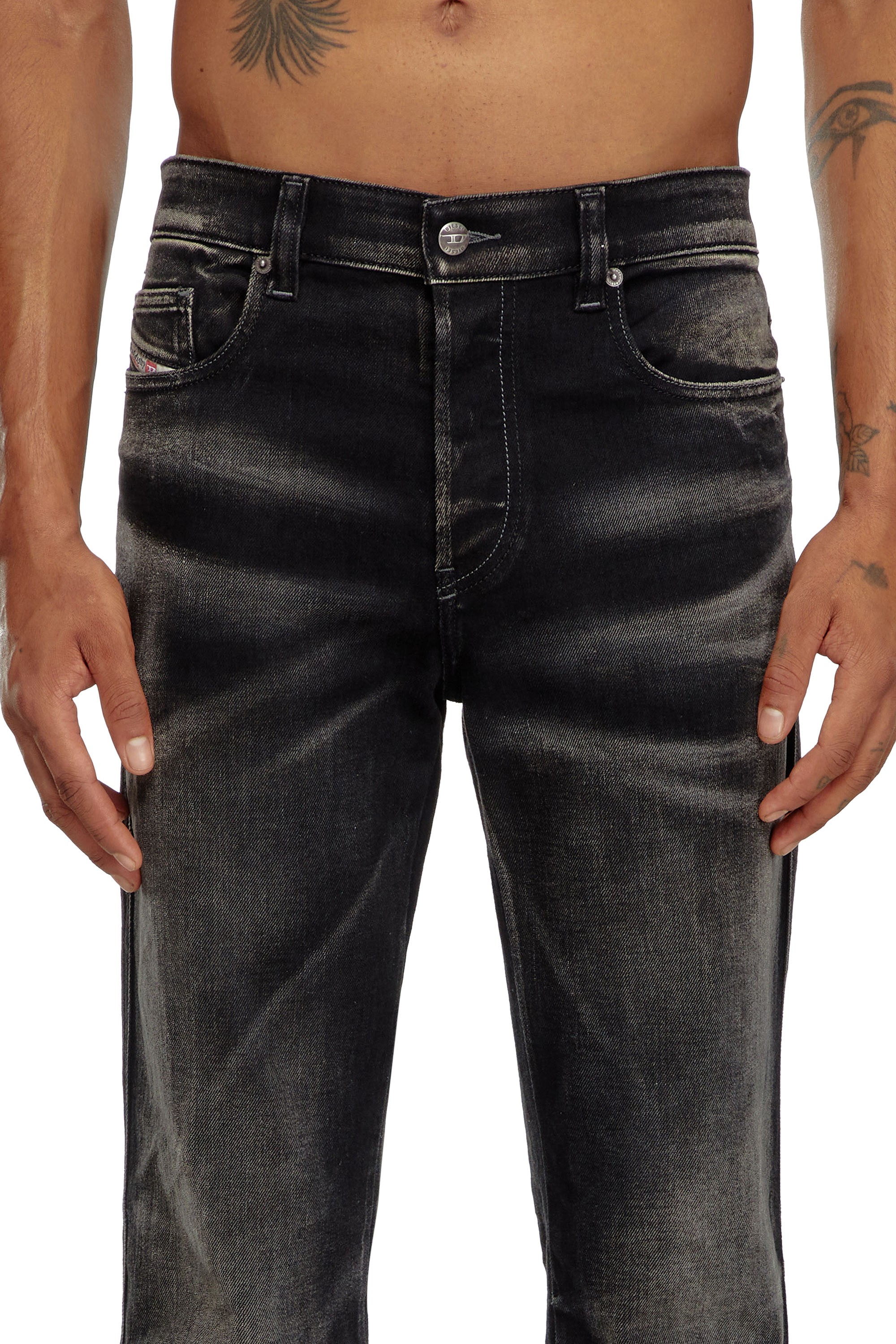 Diesel - Man's Bootcut Jeans 1998 D-Buck 09J53, Black/Dark grey - 5