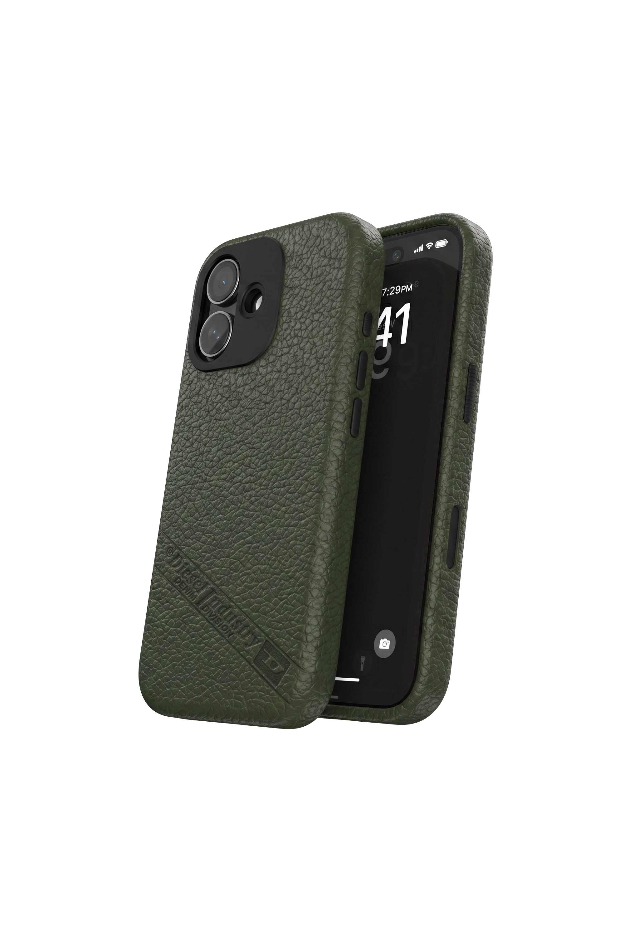 Diesel - 60646 MOULDED CASE, Unisex Flag D H&uuml;lle mit MagSafe f&uuml;r iPhone 17 in Dunkelgr&uuml;n - 3