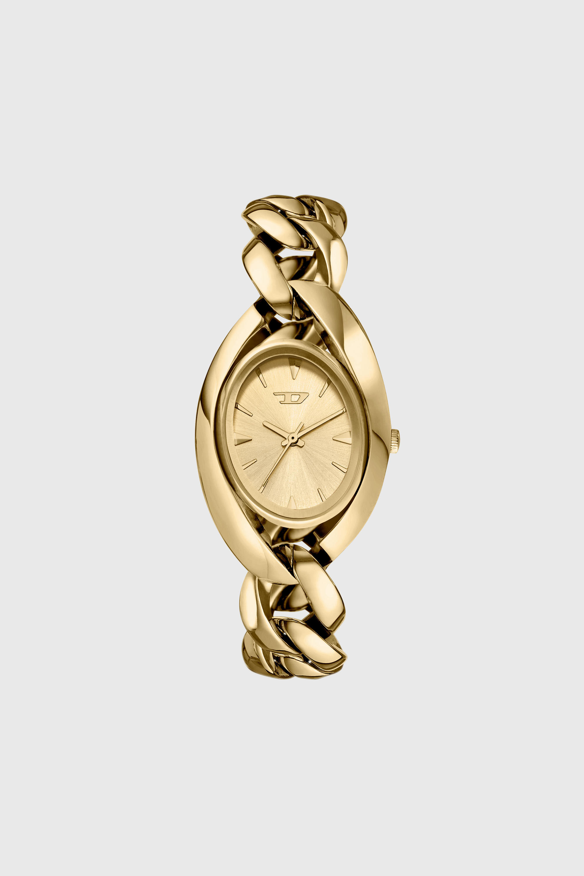 Vani-D Uhr aus Edelstahl in Goldoptik