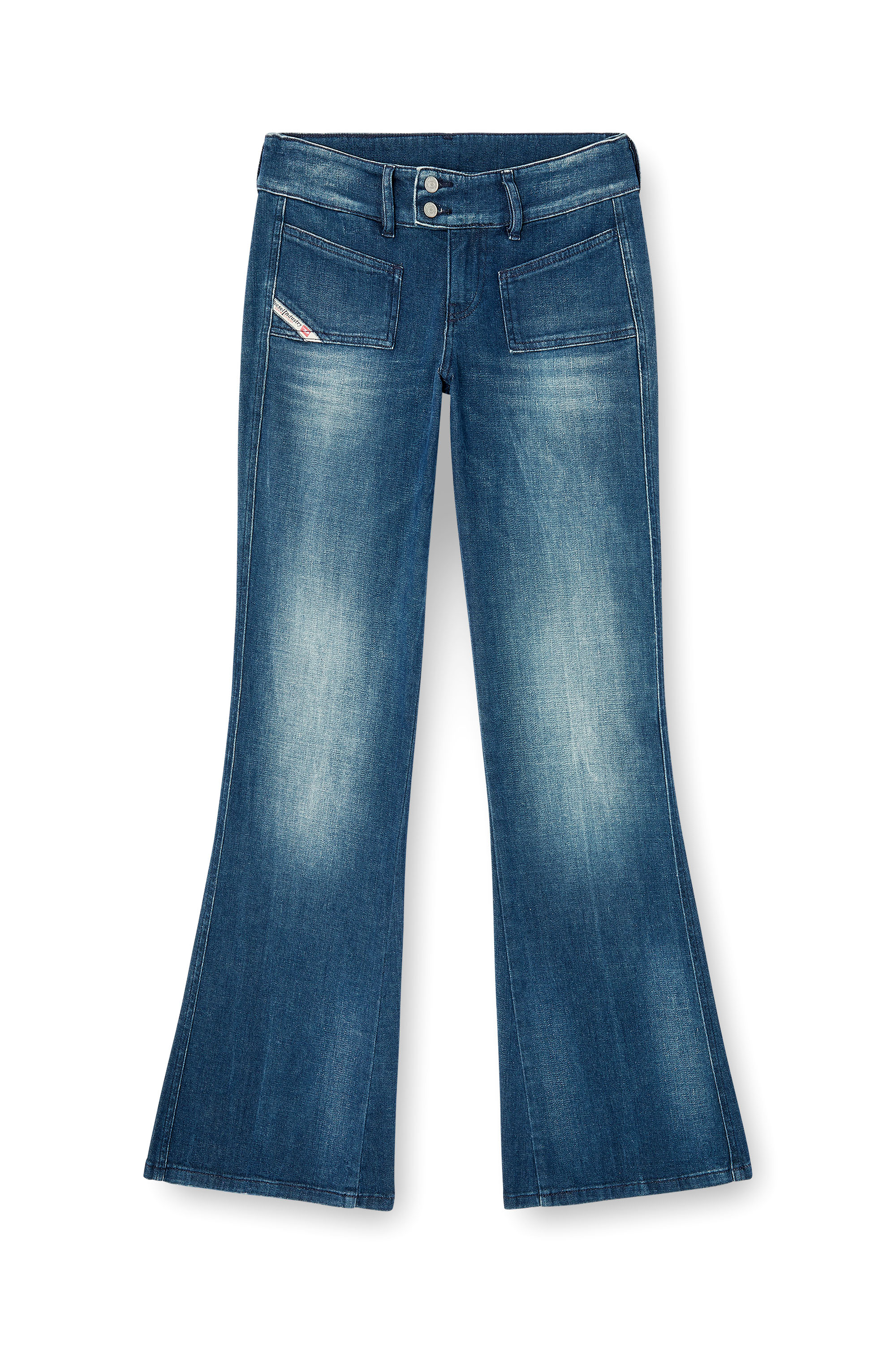 Diesel - Damen Bootcut Jeans D-Hush 0ADBQ, Blau - 3