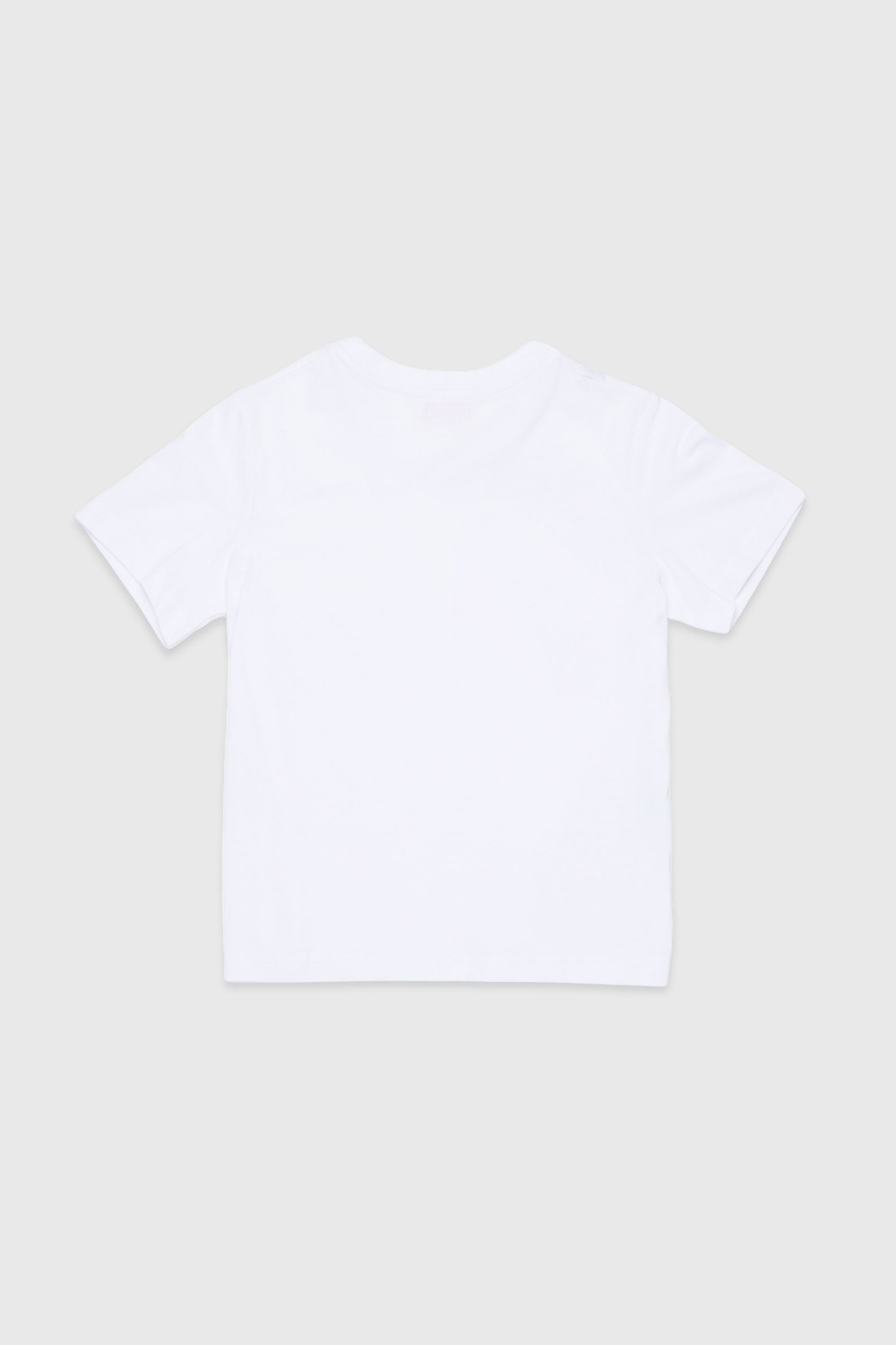 Diesel - TROSET, Damen T-Shirt mit Denim-Rosenapplikation in Wei&szlig; - 2