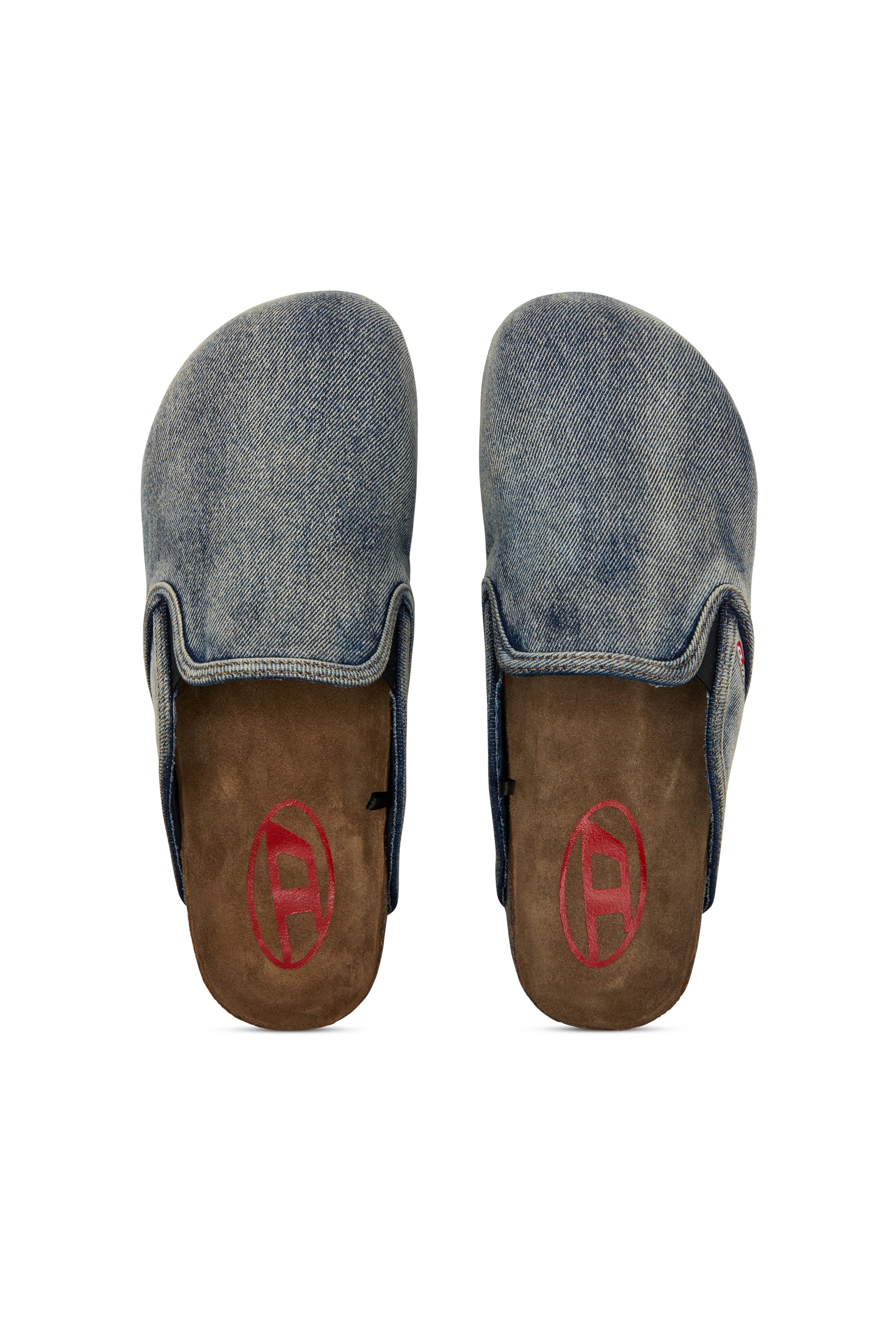 Diesel - D-WOODSTOCK SLIP-ON, Herren Mules aus Denim in Dunkelblau - 6