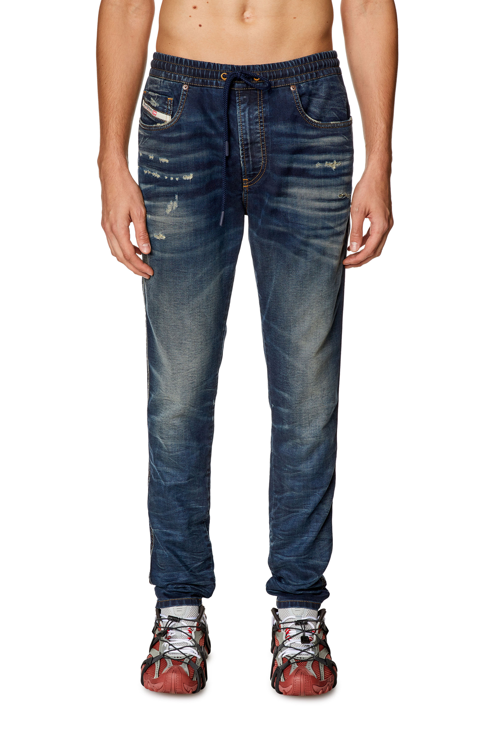 Diesel - Slim 2060 D-Strukt Joggjeans® 068JD, Dark Blue - Image 1