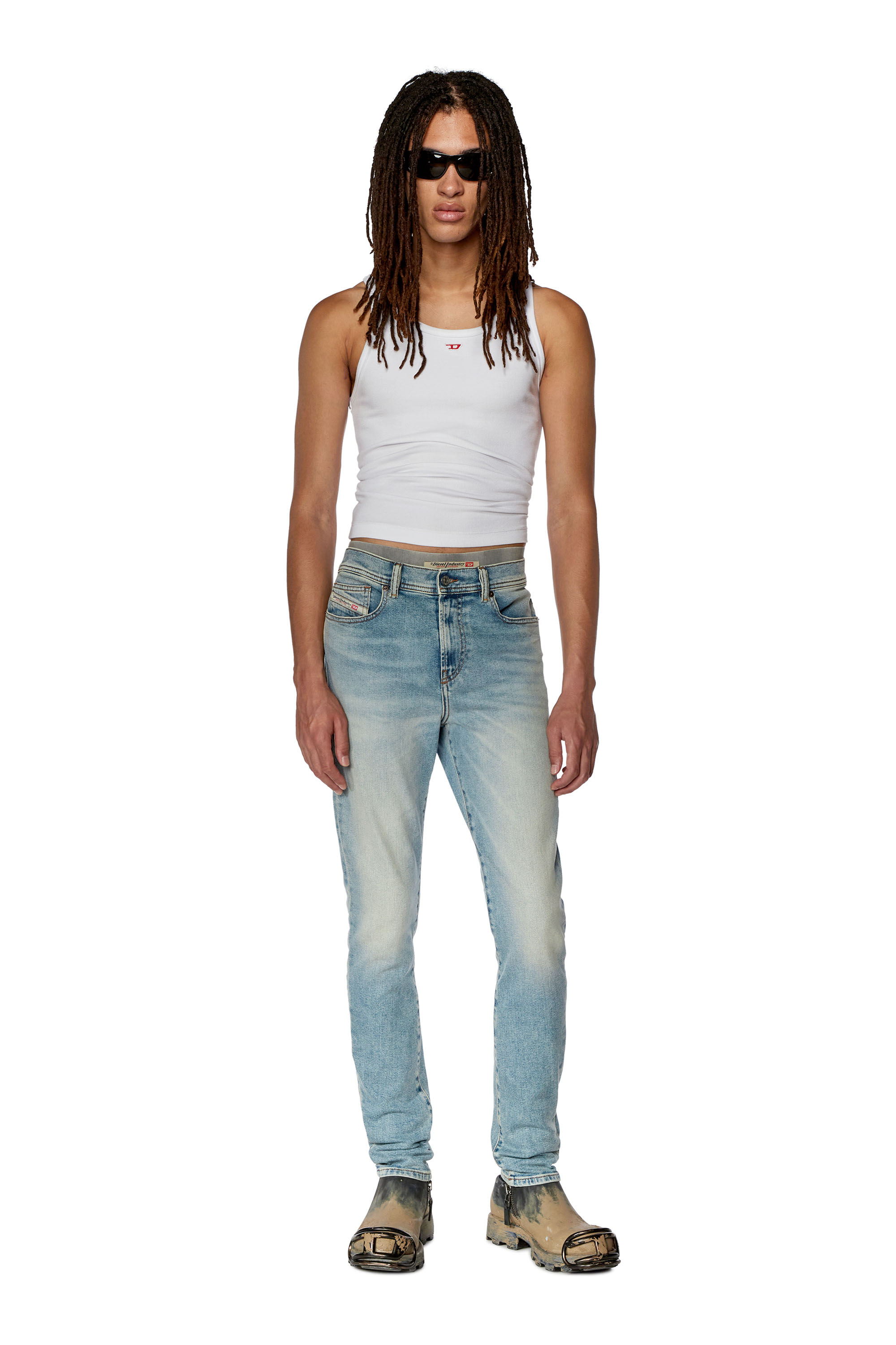 Diesel - Skinny Jeans 1983 D-Amny 09E82, Hellblau - Image 4