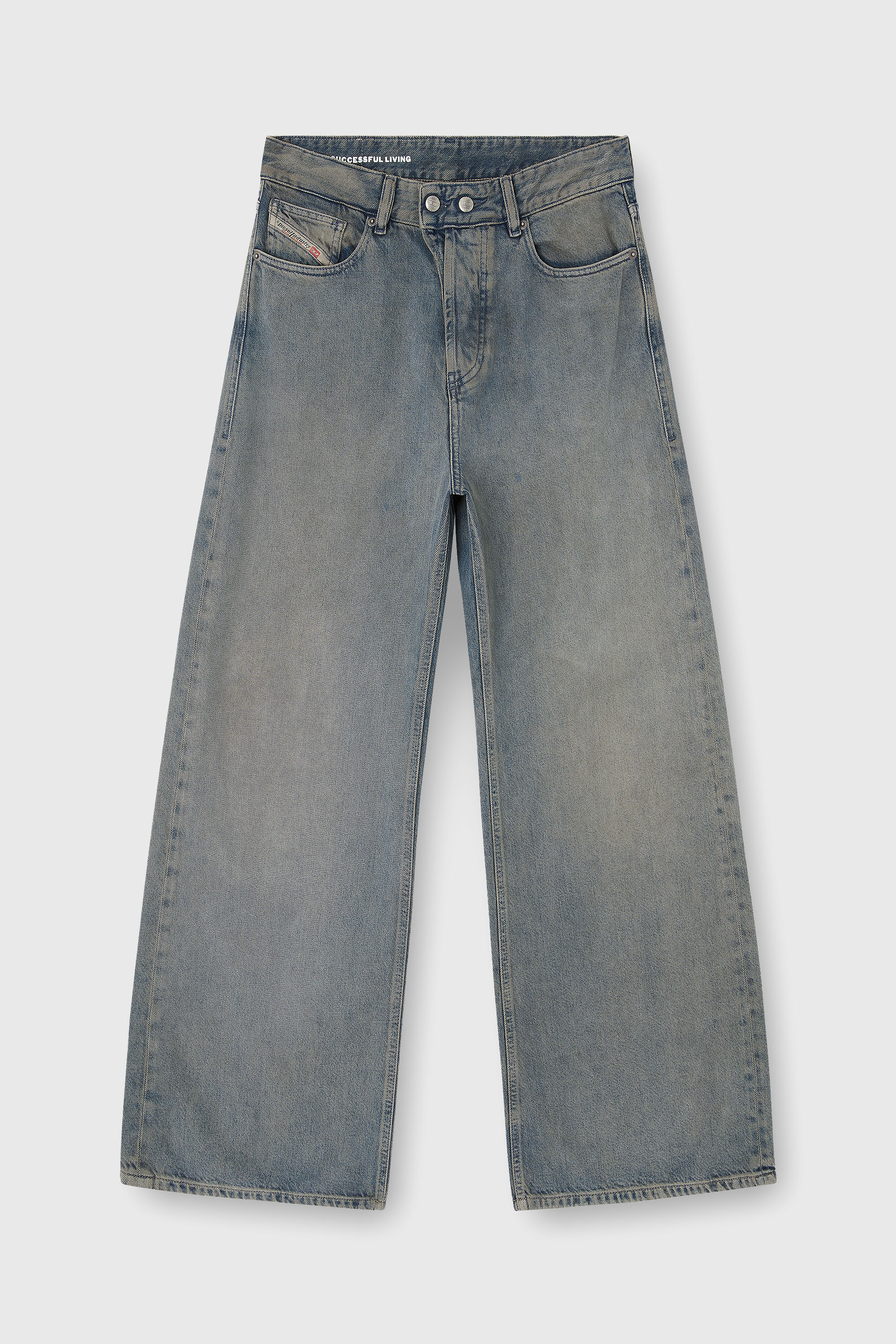 Diesel - Damen Relaxed Jeans 1996 D-Sire 09N24, Mittelblau - 4