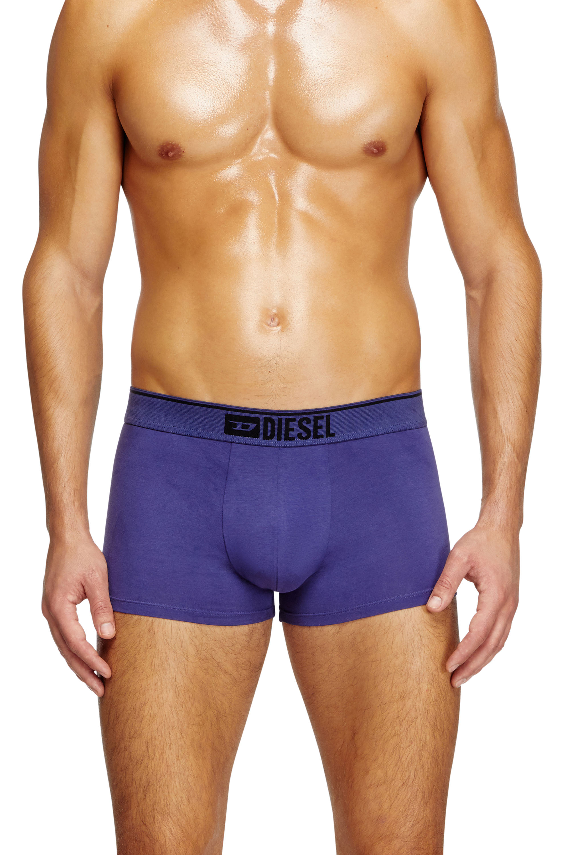 Diesel - UMBX-DAMIENTHREEPACK, Herren Retropants aus Stretch-Baumwolle im Dreierpack in Schwarz/Blau - 2