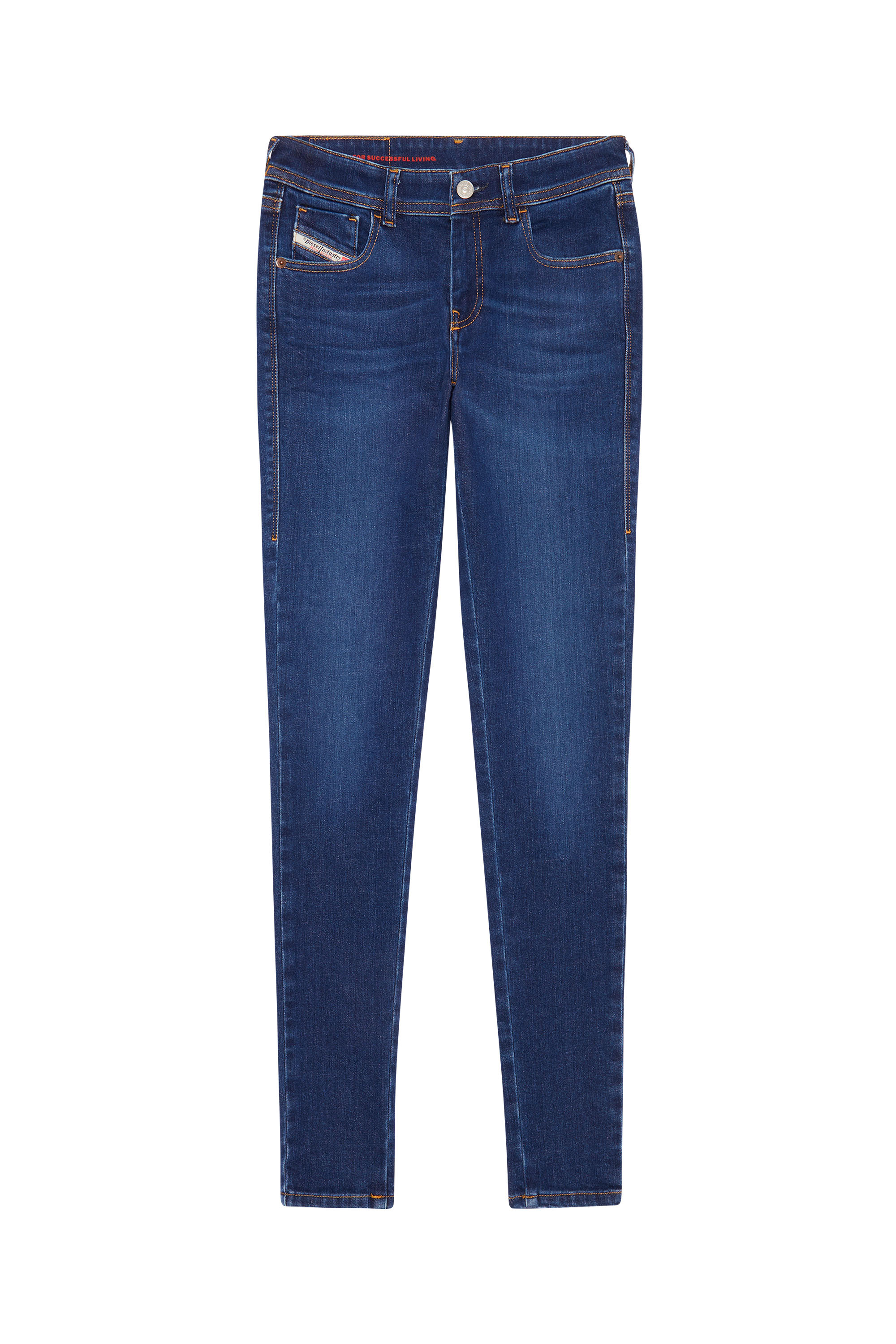 Diesel - Super skinny Jeans 2018 Slandy-Low 09C19, Dark Blue - Image 6