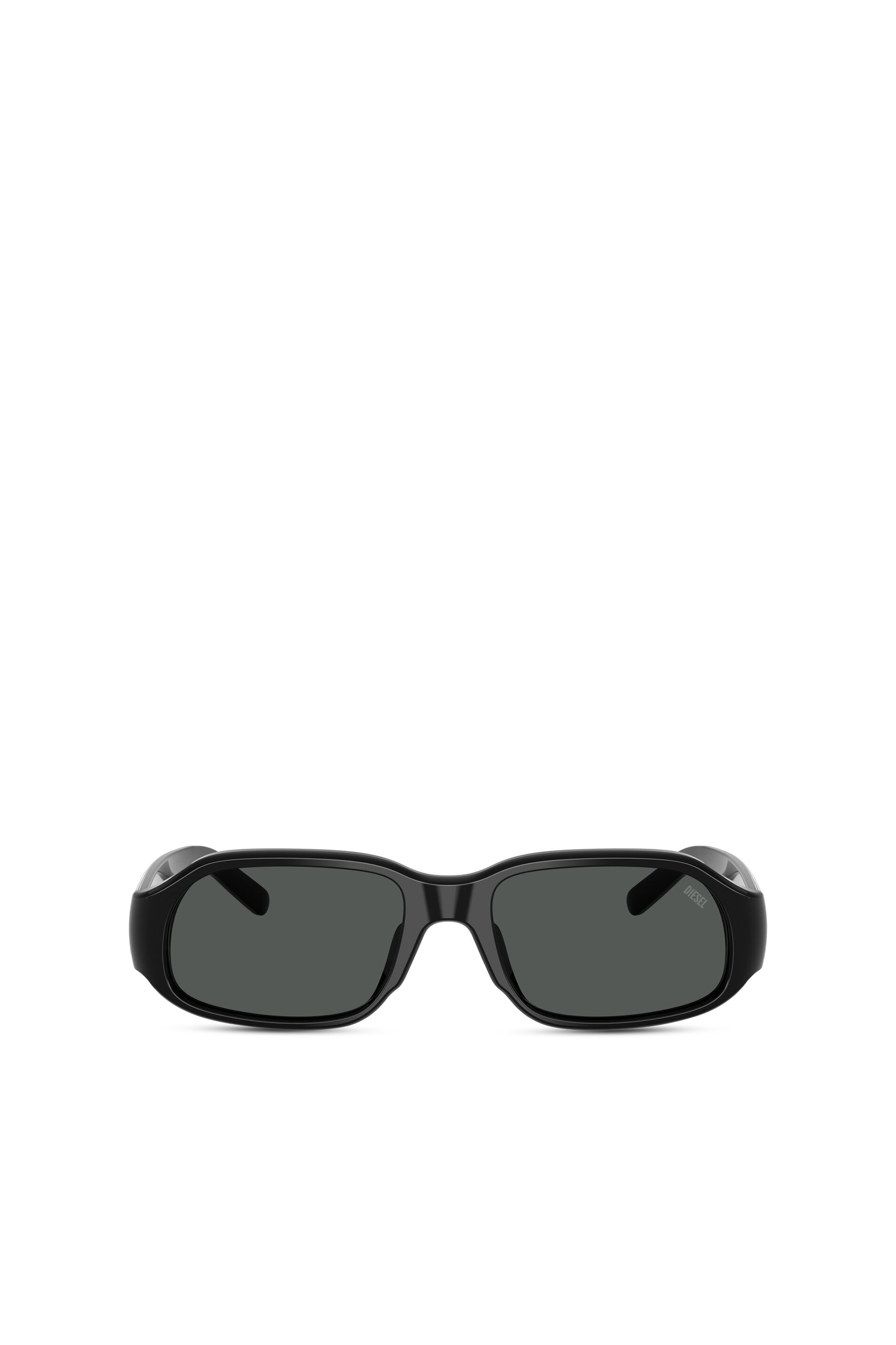 Diesel - 0DL2009U, Unisex Rechteckige Sonnenbrille in Schwarz - 2