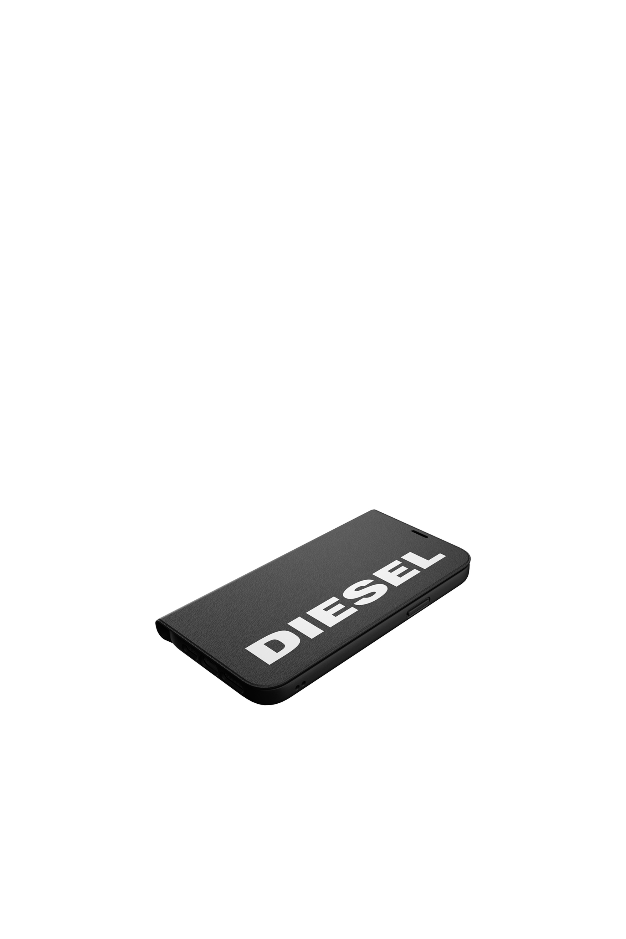 Diesel - 42487 BOOKLET CASE, Unisex Booklet Case f&uuml;r iPhone 12 Pro Max in Schwarz - 4