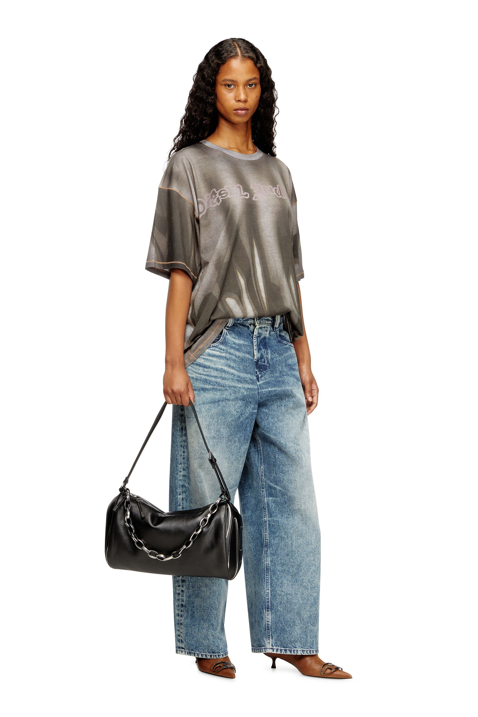 Diesel - Unisex's Relaxed Jeans 1997 D-Enim 007DA, Light Blue - 7