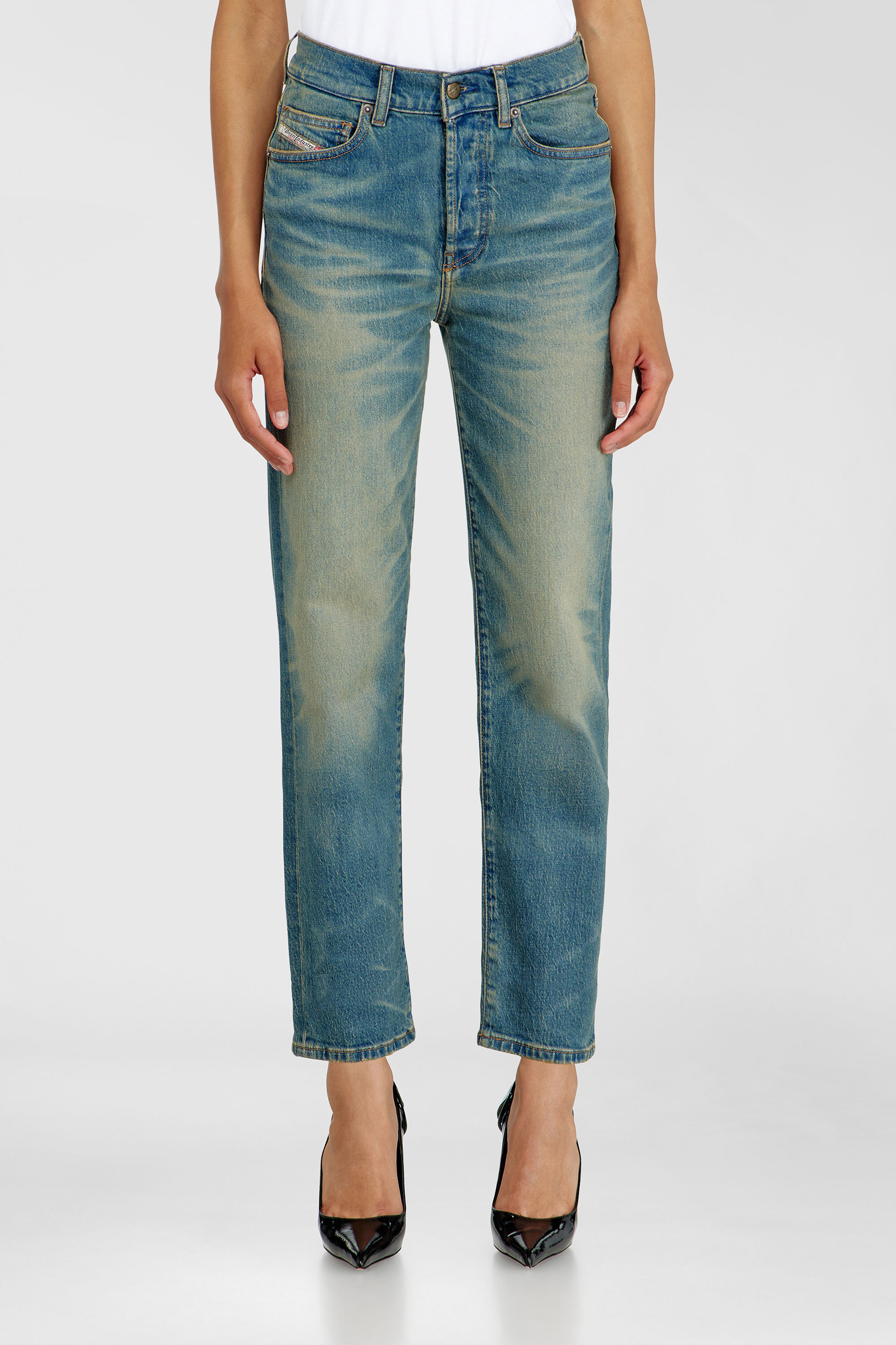 Diesel - Damen Regular Jeans 1981 D-Went 0KBBP, Mittelblau - 2