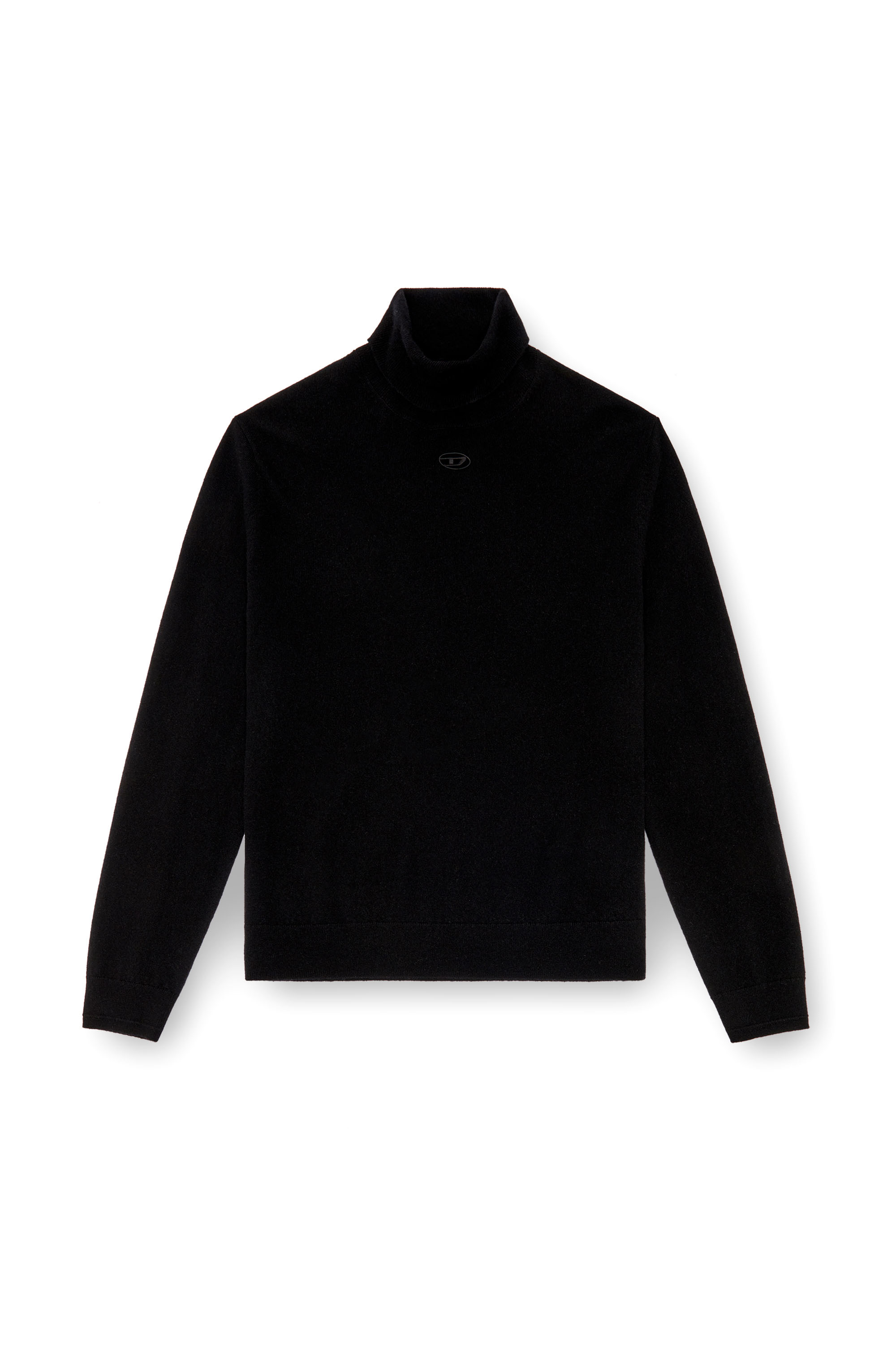 Diesel - K-VIERI-TN, Herren Rollkragenpullover aus Wolle und Kaschmir in Schwarz - 3