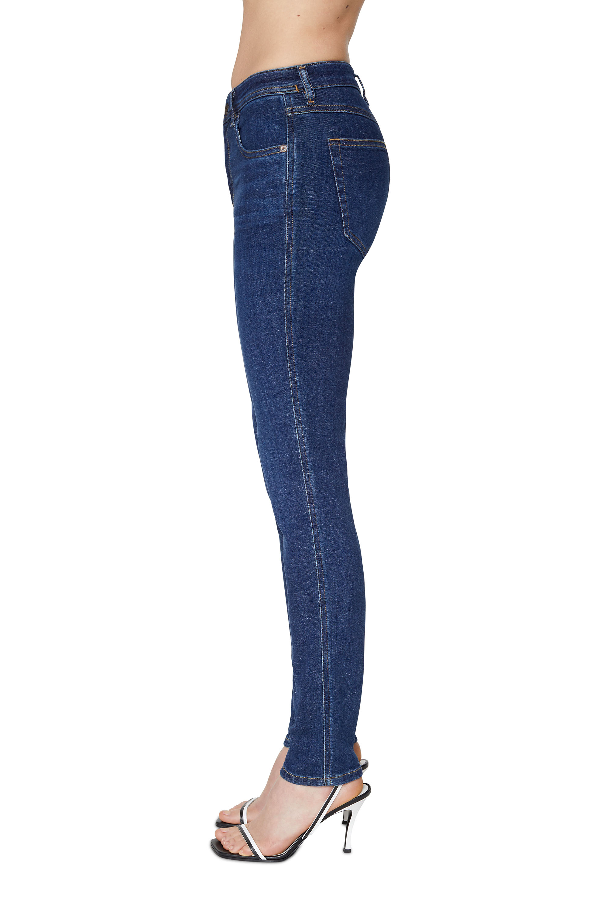 Diesel - Skinny Jeans 2015 Babhila 09C58, Dunkelblau - Image 5