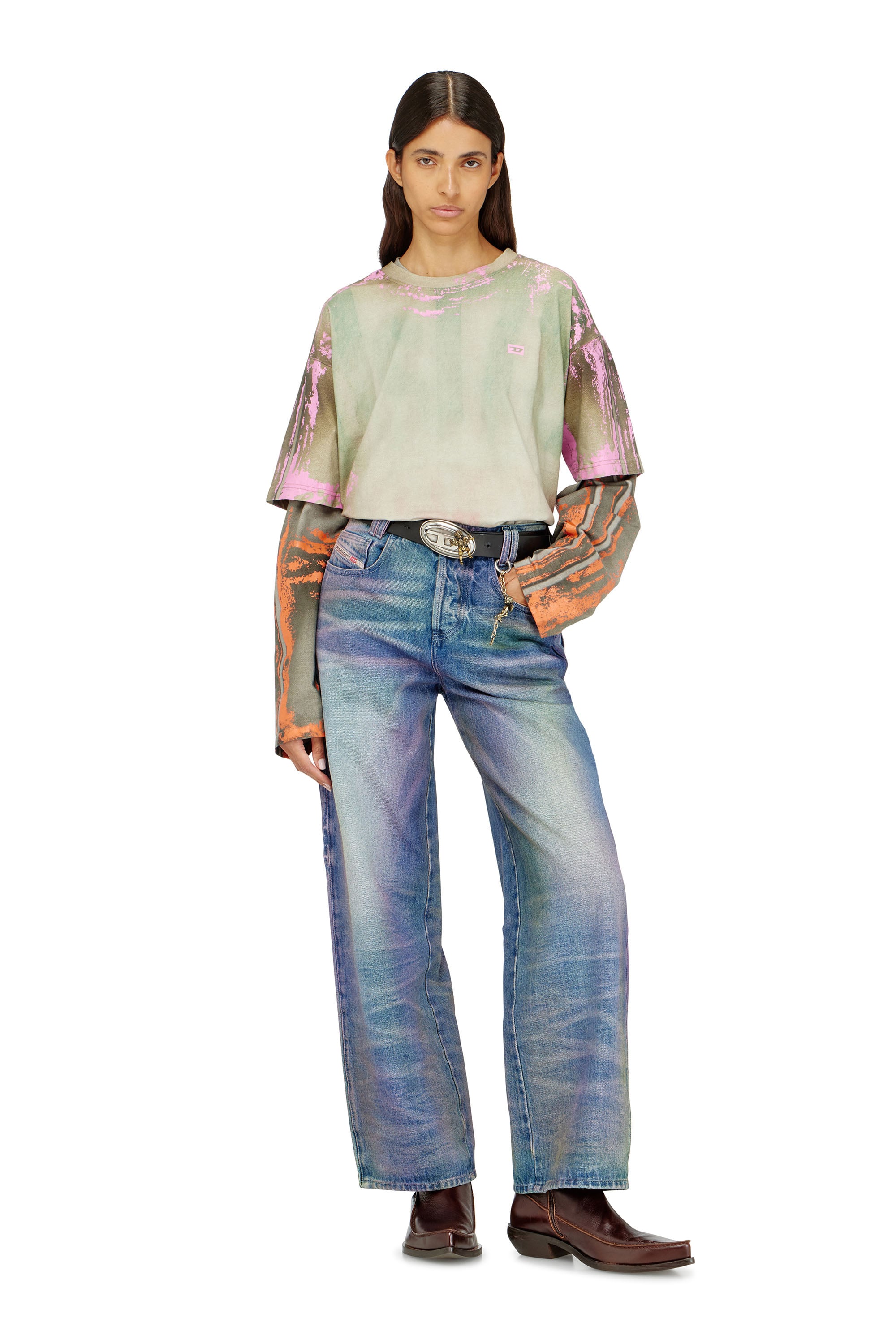 Diesel - Unisex Relaxed Jeans 1982 D-Hakou 007FW, null - 2