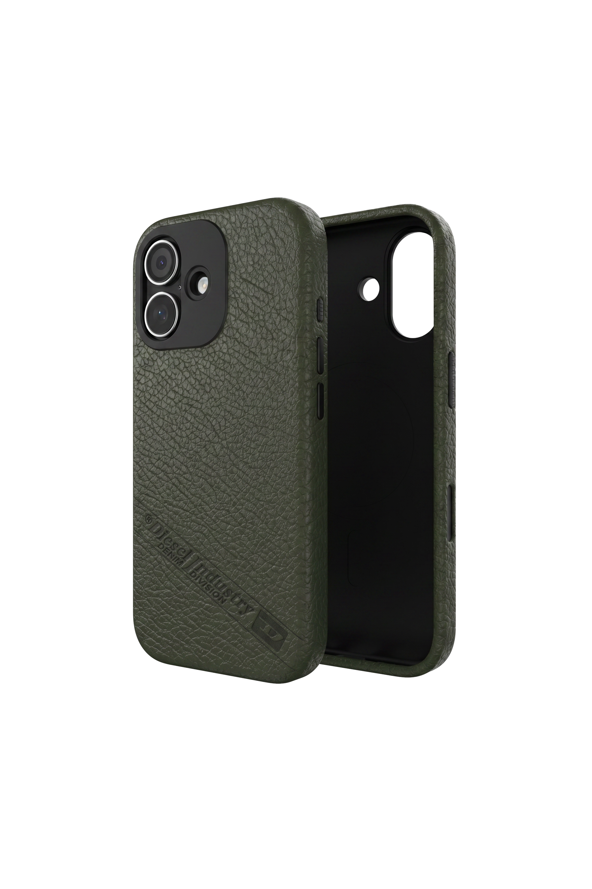 Diesel - 60646 MOULDED CASE, Unisex Flag D H&uuml;lle mit MagSafe f&uuml;r iPhone 17 in Dunkelgr&uuml;n - 1
