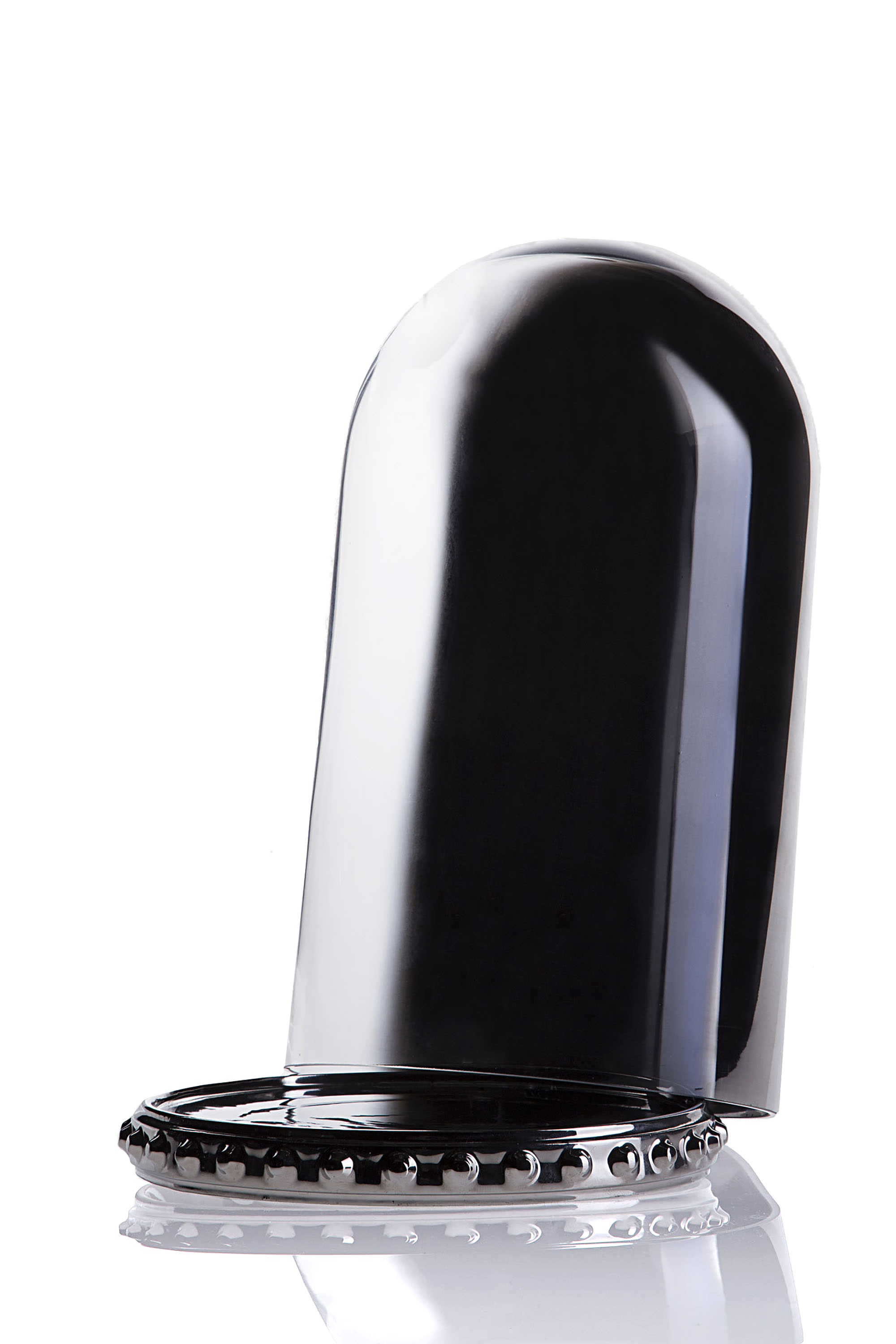 Diesel - 10942 GHOST SHELL, Unisex Kleine Glasglocke mit Porzellanplatte in Silber - 2