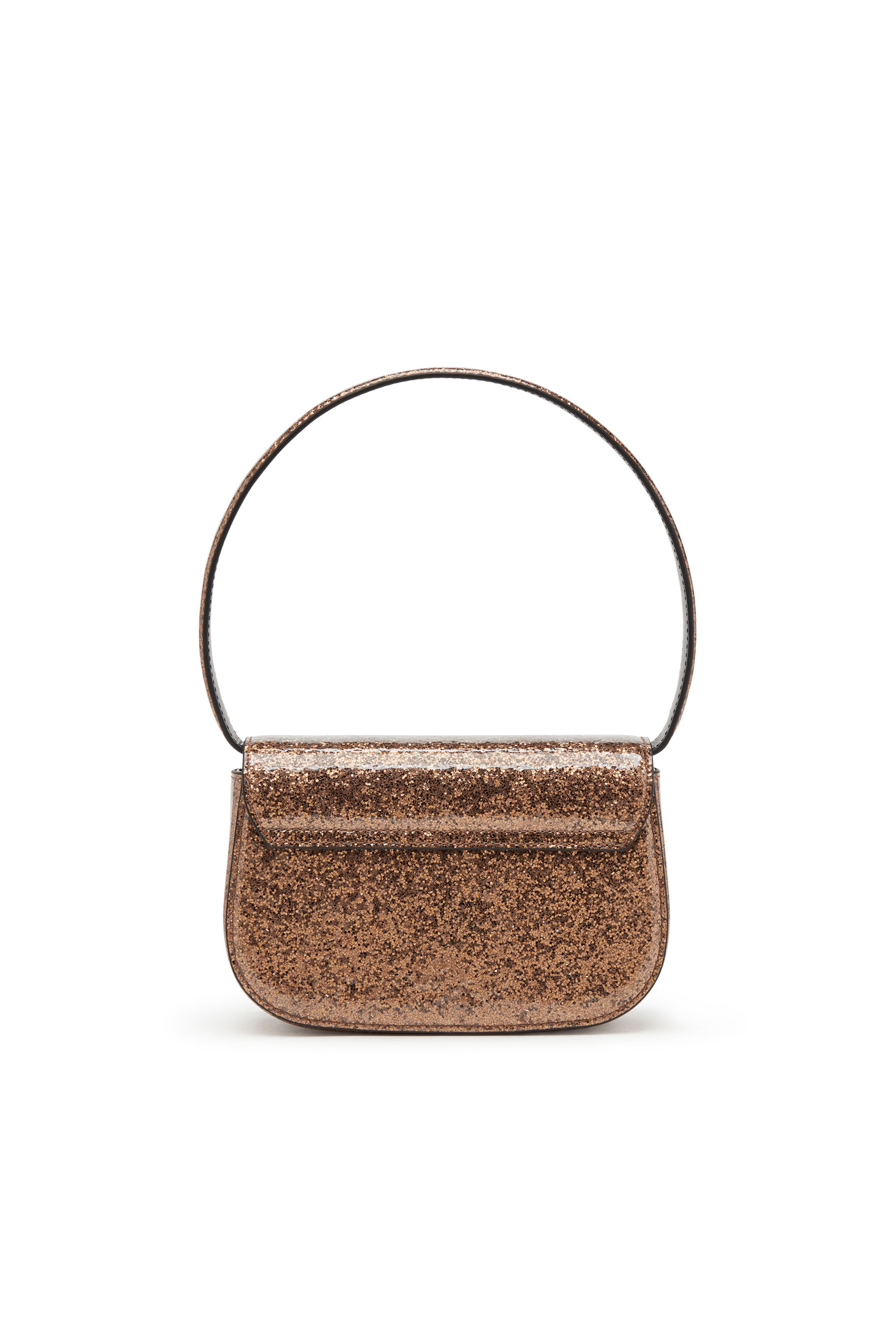 Diesel - 1DR, Damen 1DR-Kultige Schultertasche mit Macro-Glitter in Bronze - 2