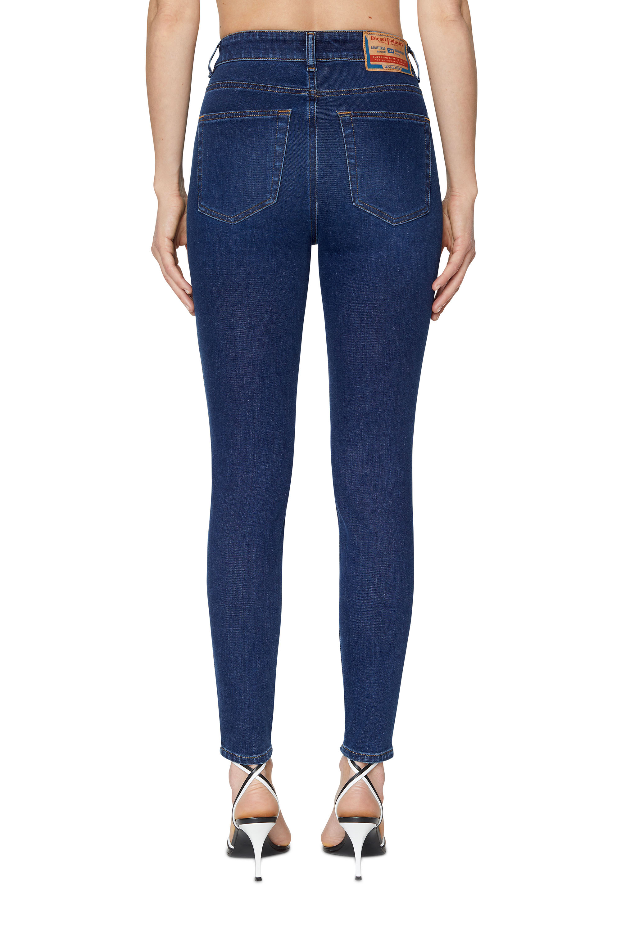 Diesel - Woman Super skinny Jeans 1984 Slandy-High 09C19, Dark Blue - Image 3
