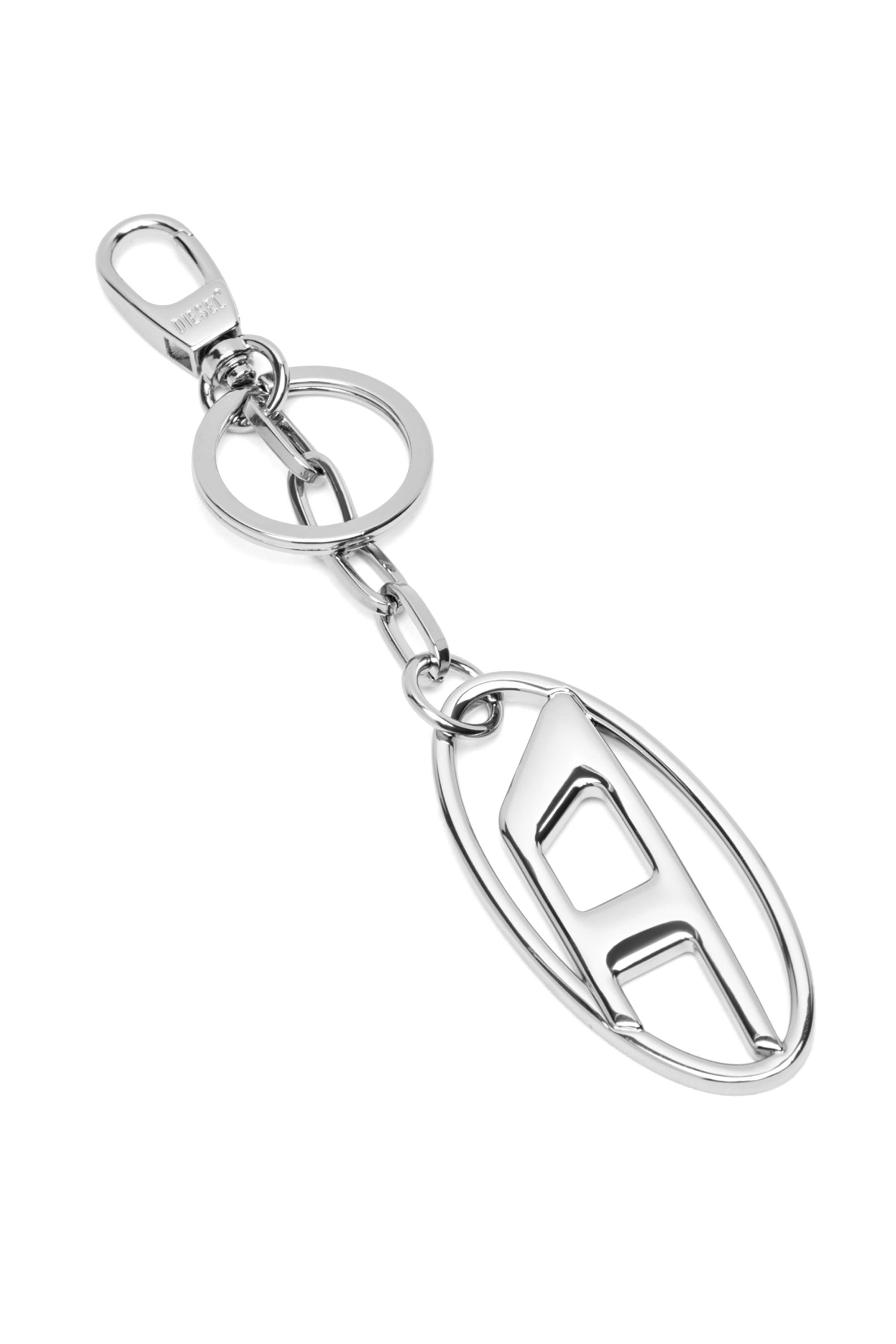 Diesel - HOLY-C, Damen Schlüsselanhänger aus Metall mit Logo-Plakette in Silber - Image 2